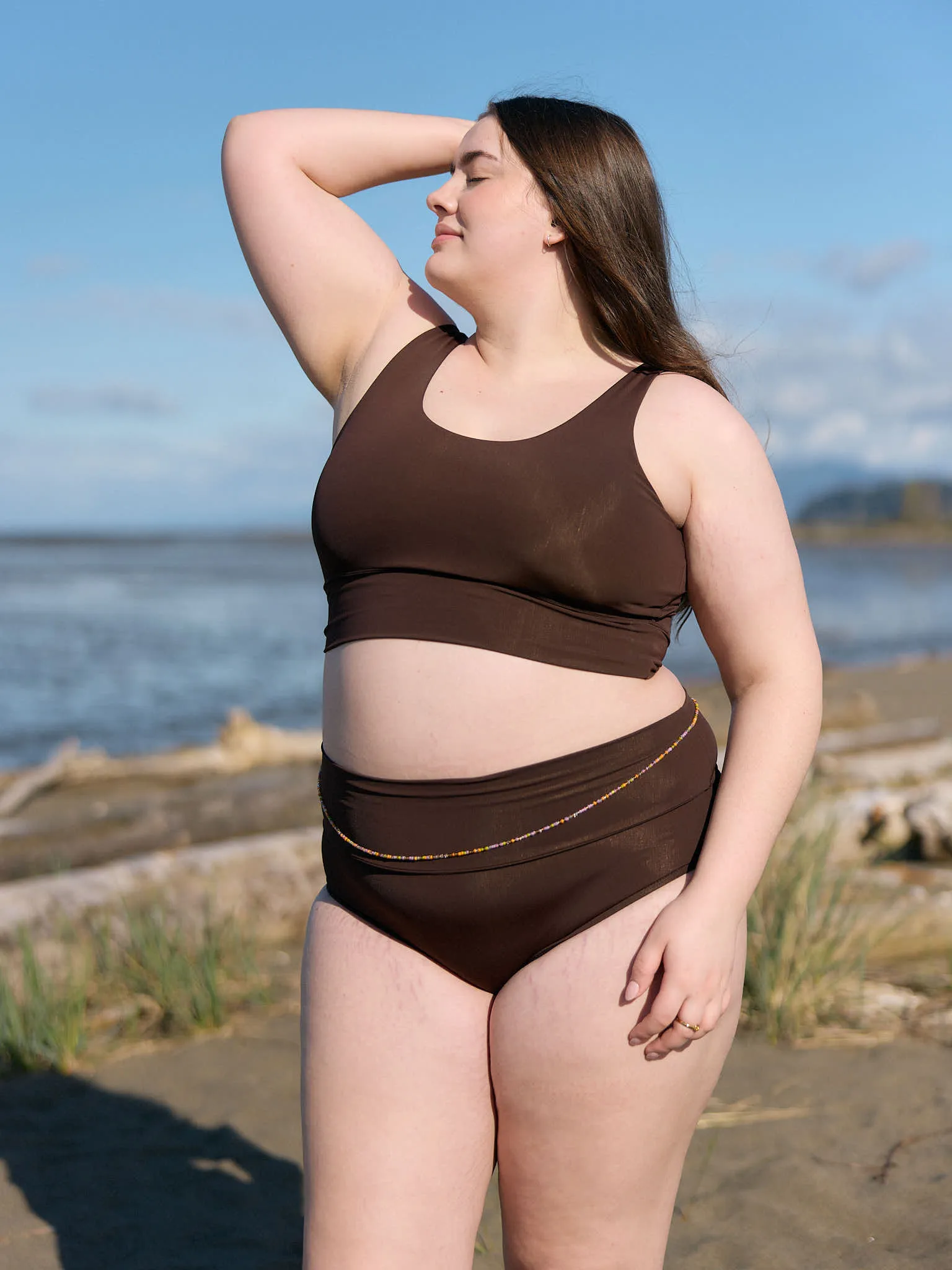 COCONUT FERN SWIM TOP sold by Free Label product image thumbnail 3
