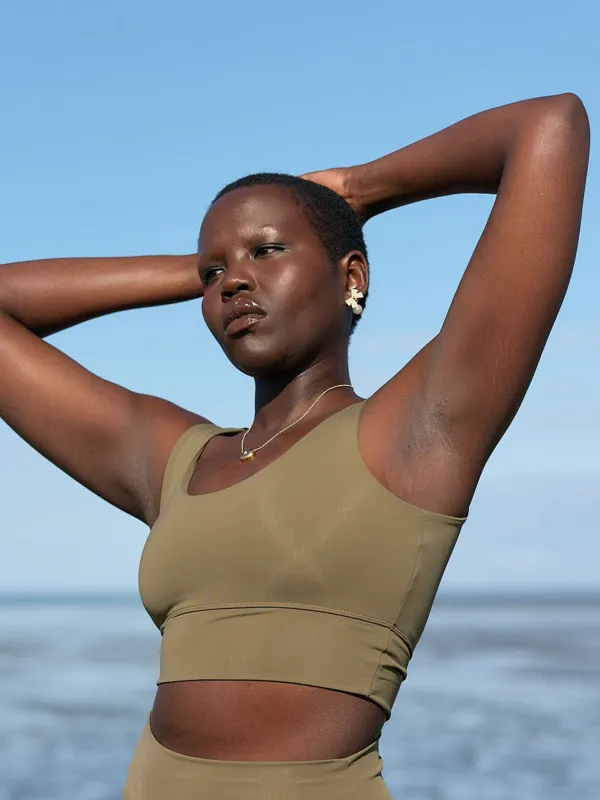 ALGAE FERN SWIM TOP sold by Free Label