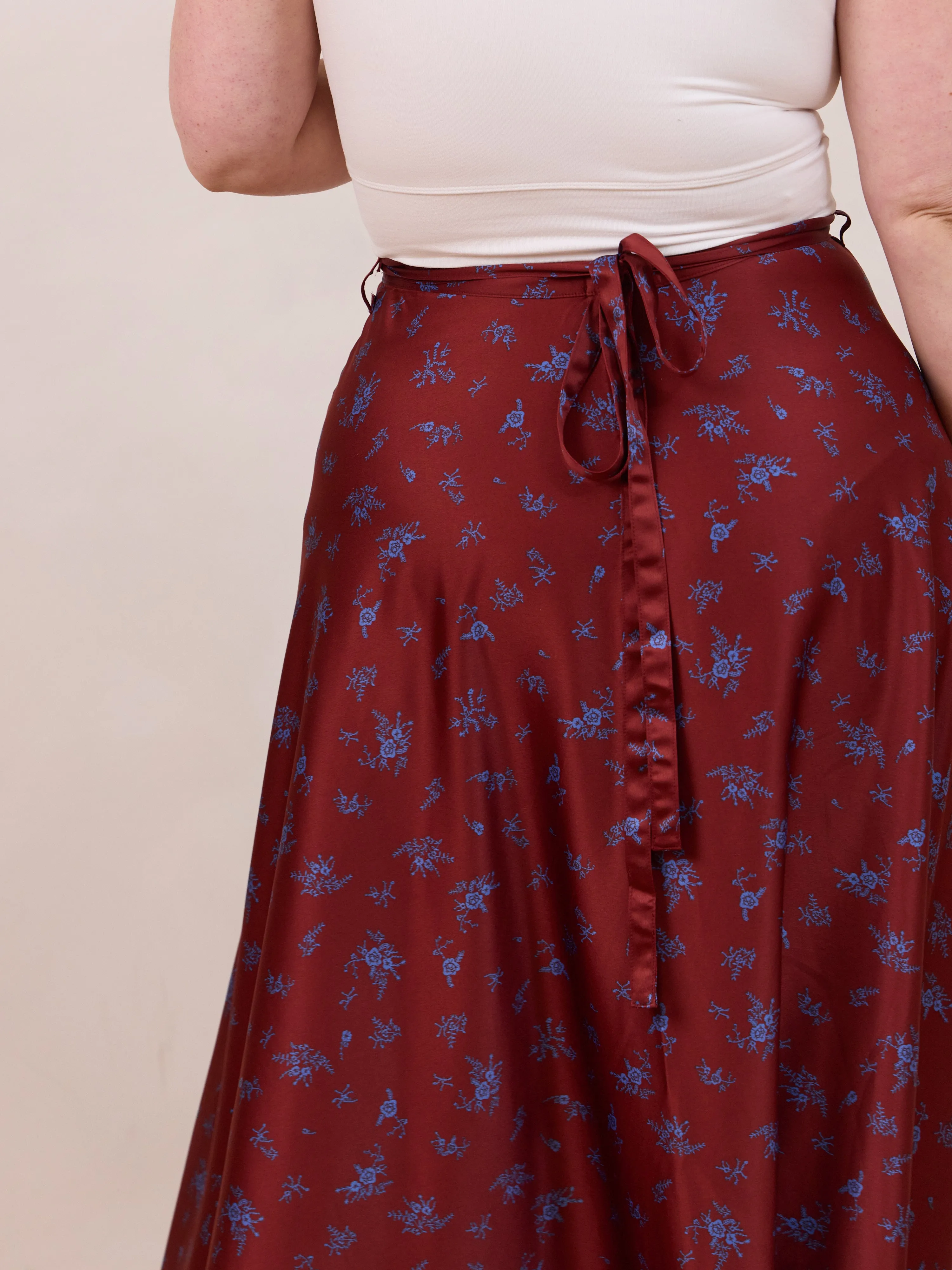 VINEYARD MAXINE WRAP SKIRT sold by Free Label