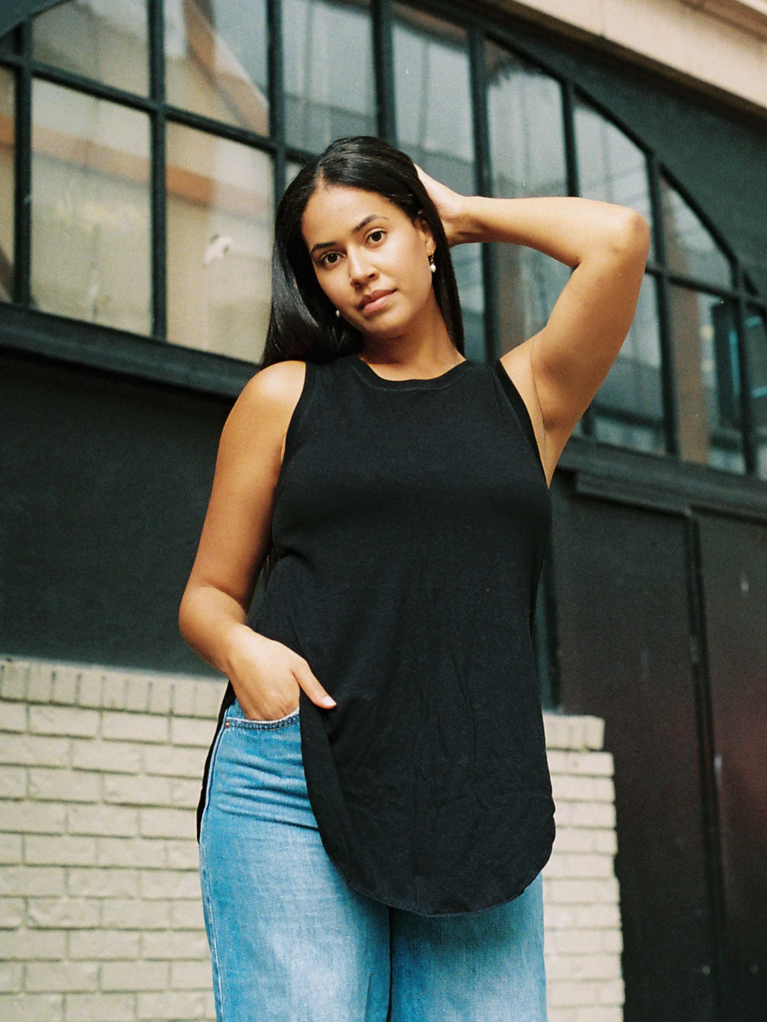 BLACK BETTY TANK sold by Free Label