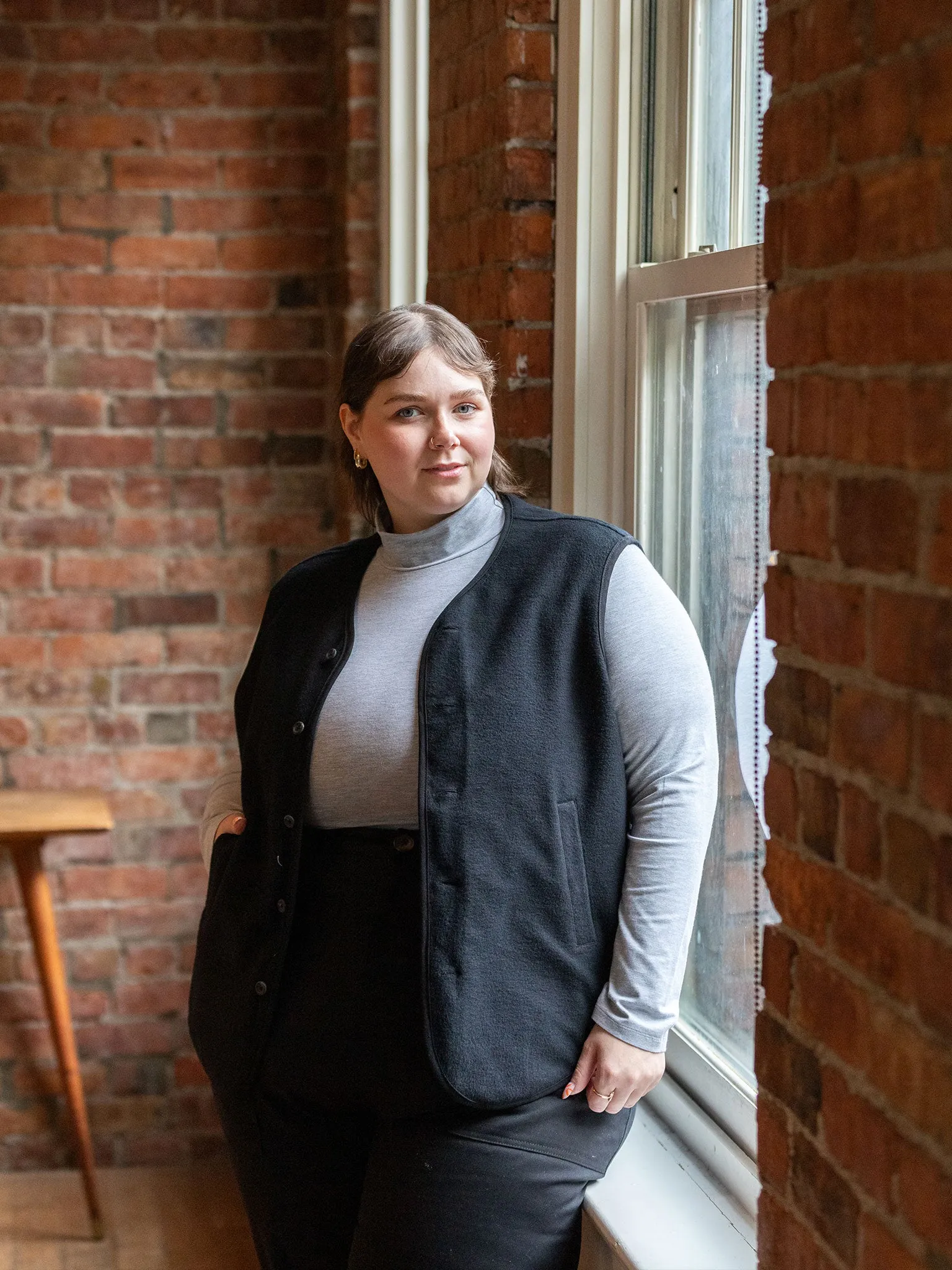 BLACK ELLIOTT VEST sold by Free Label