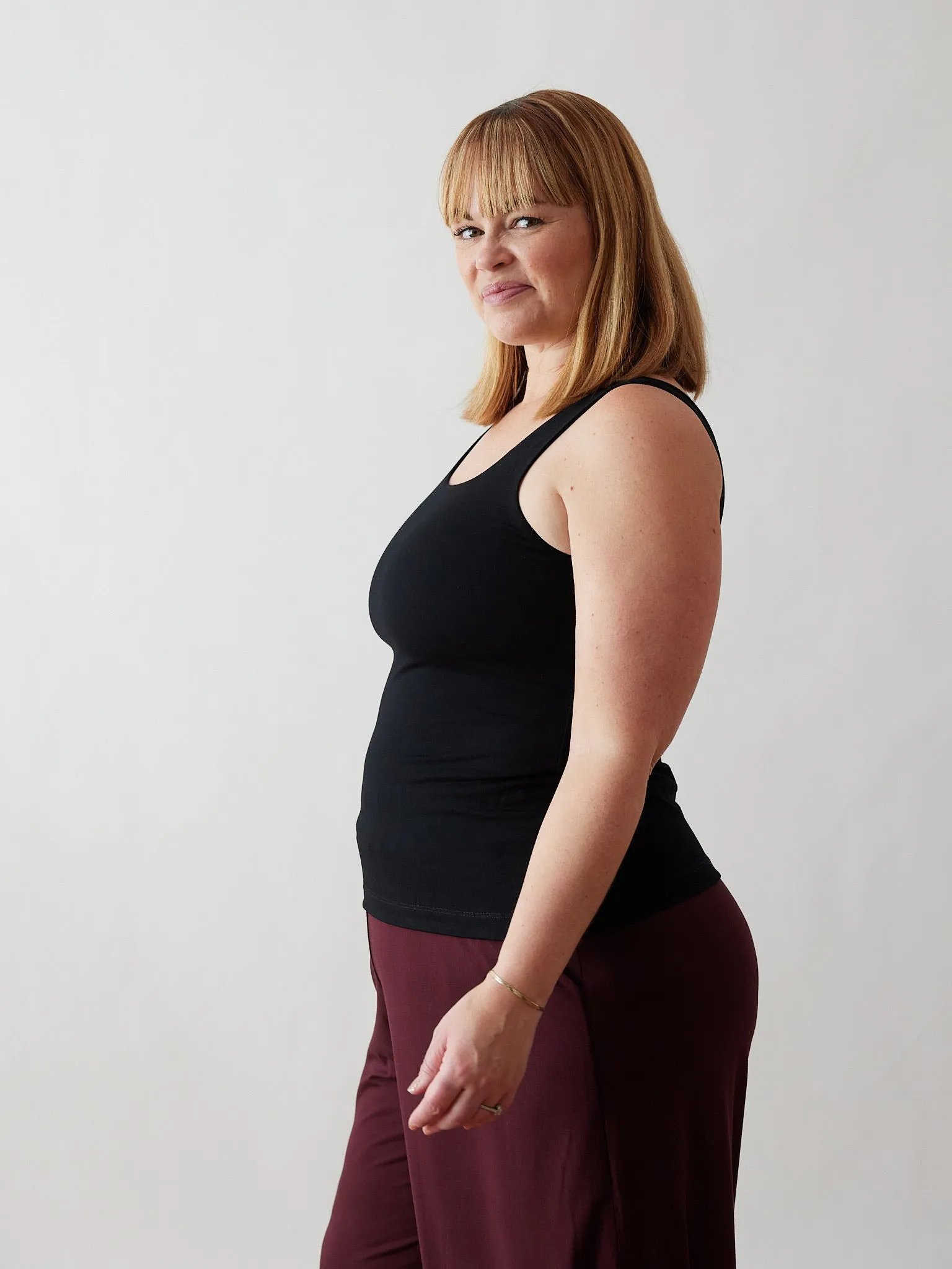 BLACK RINA TANK sold by Free Label product image thumbnail 3