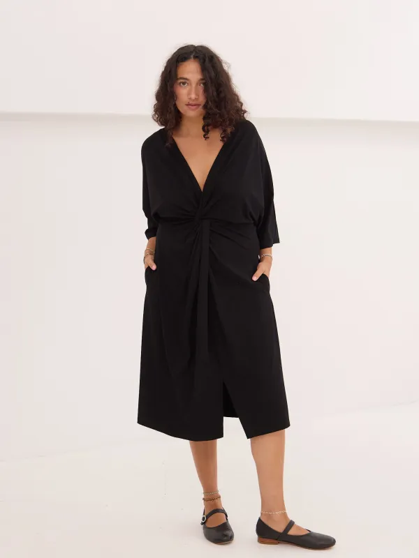 BLACK MARTA DRESS sold by Free Label