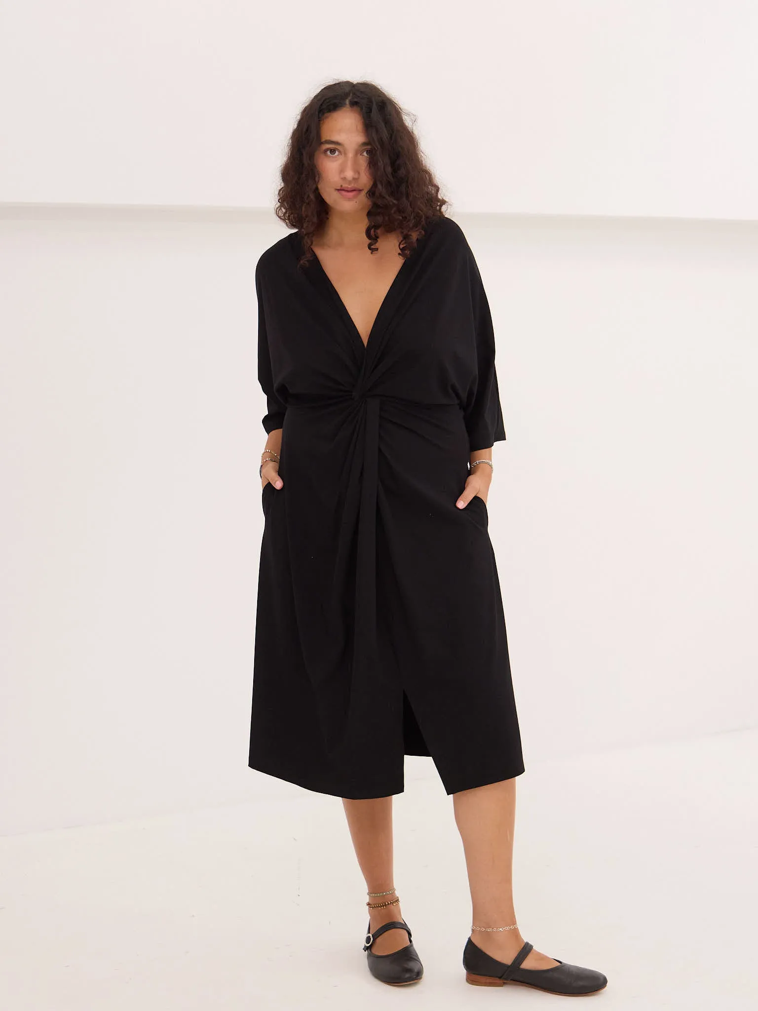 BLACK MARTA DRESS sold by Free Label