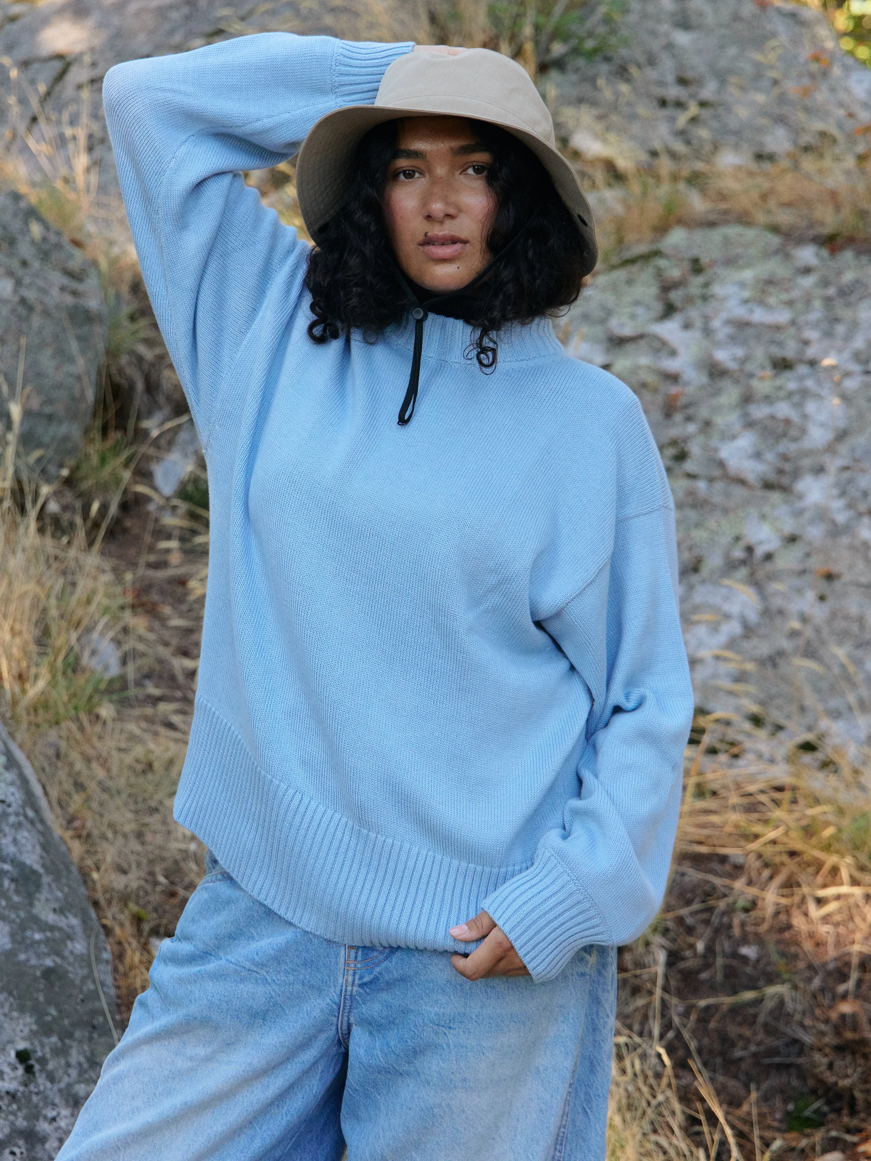 CERULEAN ANNIE PULLOVER sold by Free Label