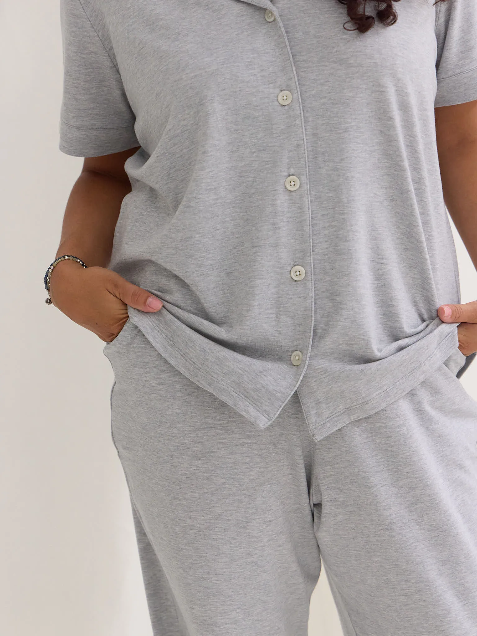MELANGE GREY MAGGIE PJ PANT sold by Free Label product image thumbnail 5