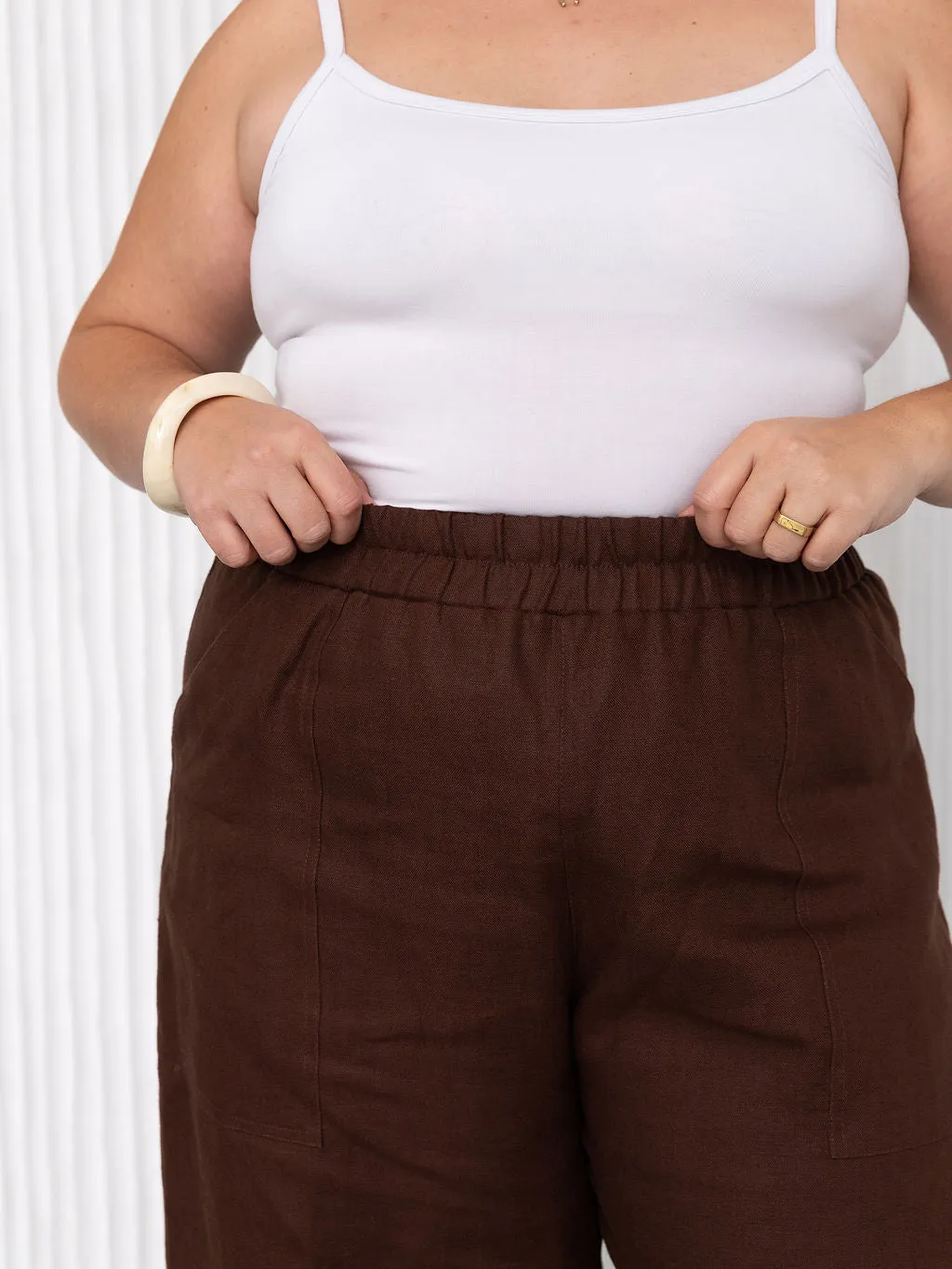 WOODS LINEN LENNON PANT sold by Free Label product image thumbnail 4