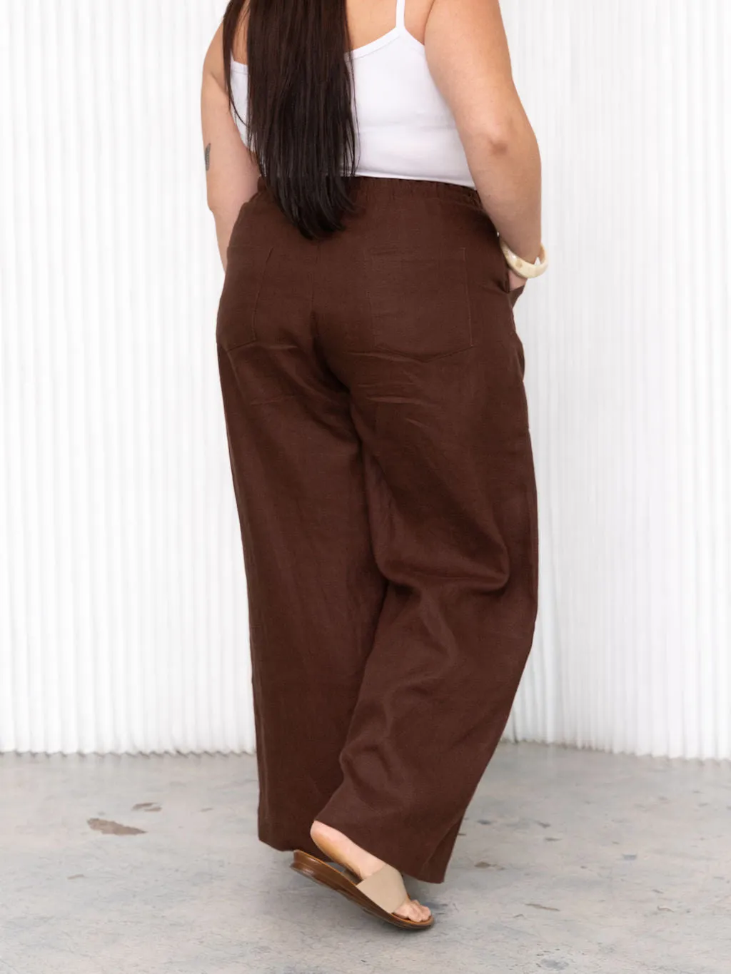 WOODS LINEN LENNON PANT sold by Free Label product image thumbnail 5