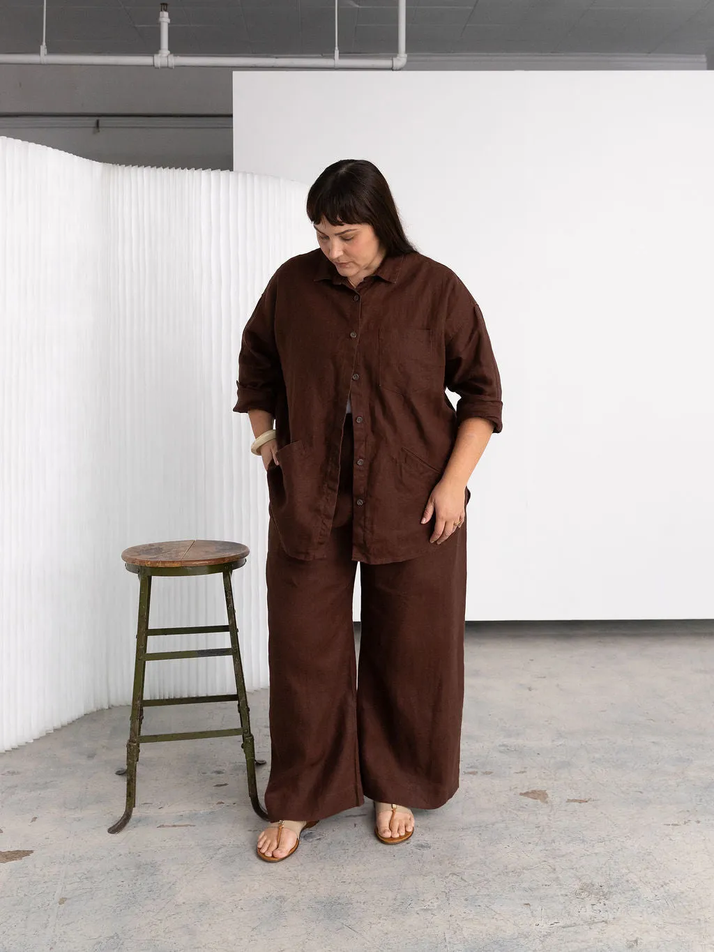 WOODS LINEN LENNON PANT sold by Free Label product image thumbnail 2