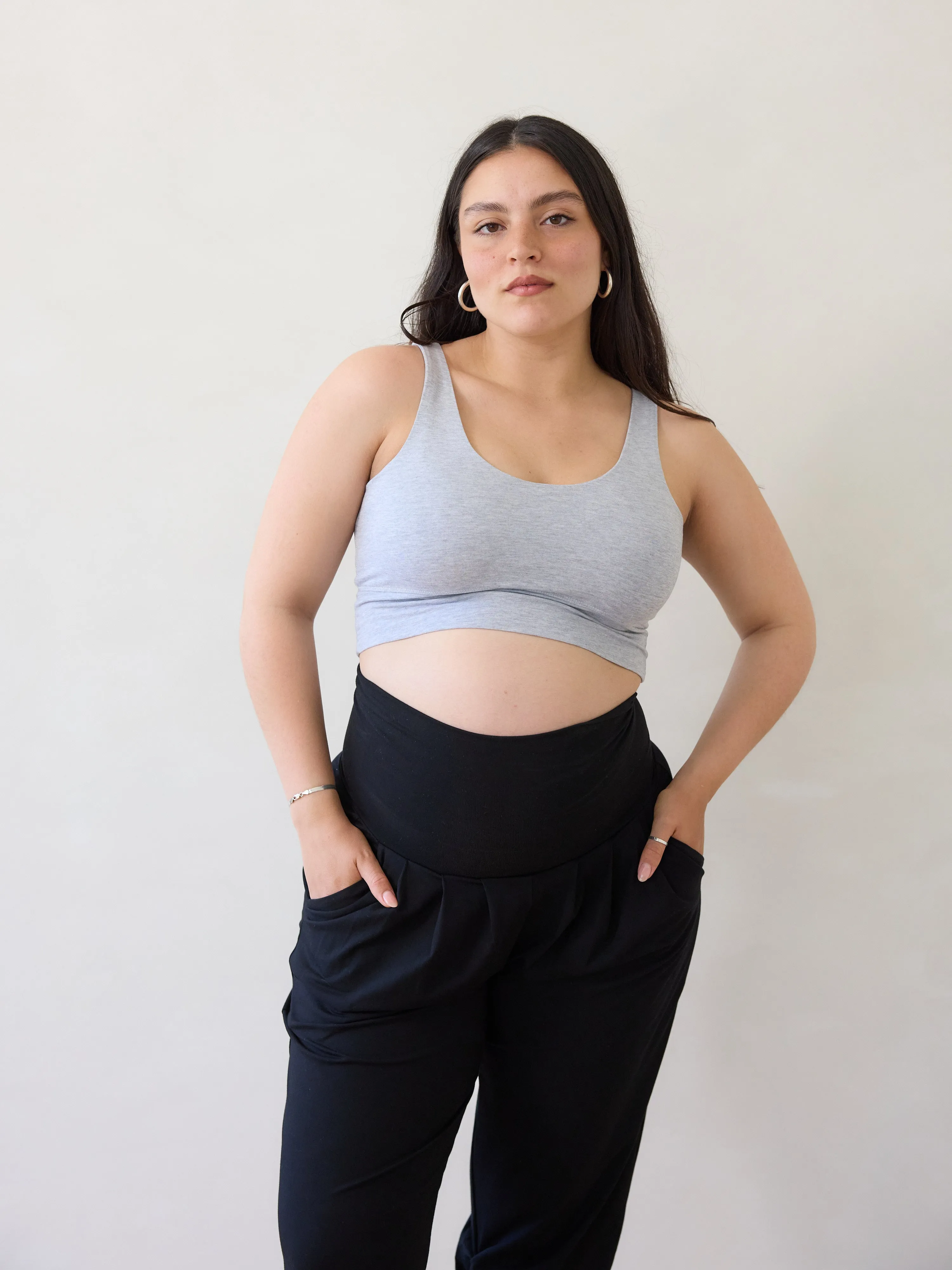 MELANGE GREY THOMPSON BRA sold by Free Label