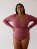 DUSKY ROSE PRIA BODYSUIT sold by Free Label