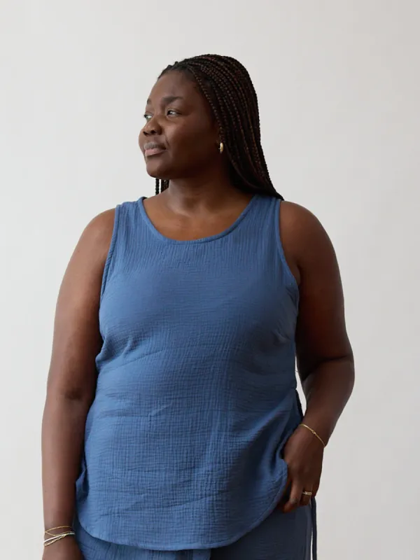 SKY BETSY TANK sold by Free Label