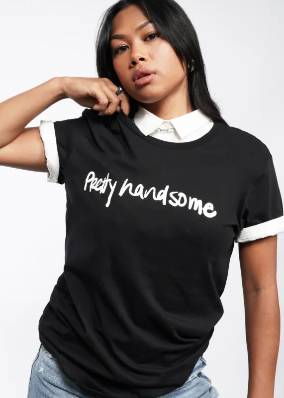 The Pretty Handsome Script Tee sold by WILDFANG