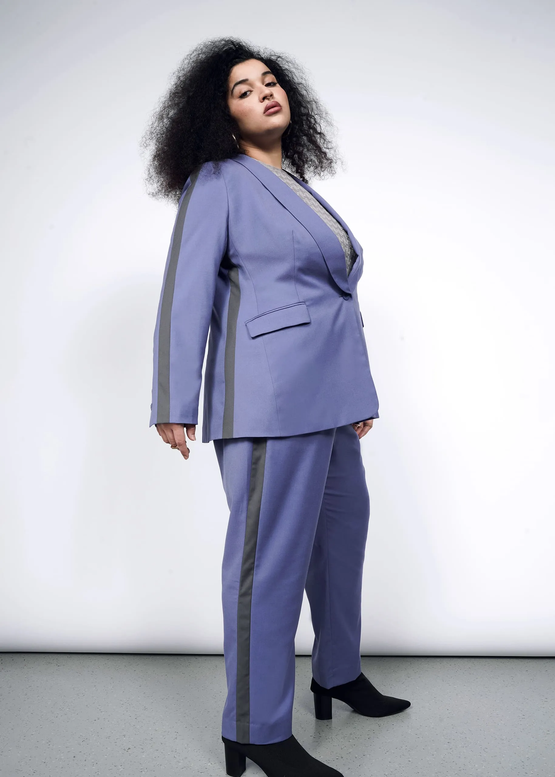 The Empower Colorblock Tux Blazer sold by WILDFANG product image thumbnail 4