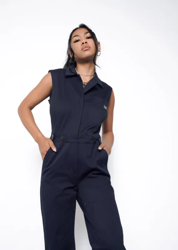 The Essential Sleeveless High Waisted Coverall sold by WILDFANG