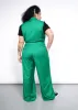 The Empower High Waisted V-Neck Jumpsuit sold by WILDFANG