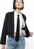 The Empower Cropped Convertible Blazer sold by WILDFANG