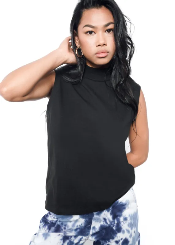 The Everyday Mock Neck Tank sold by WILDFANG