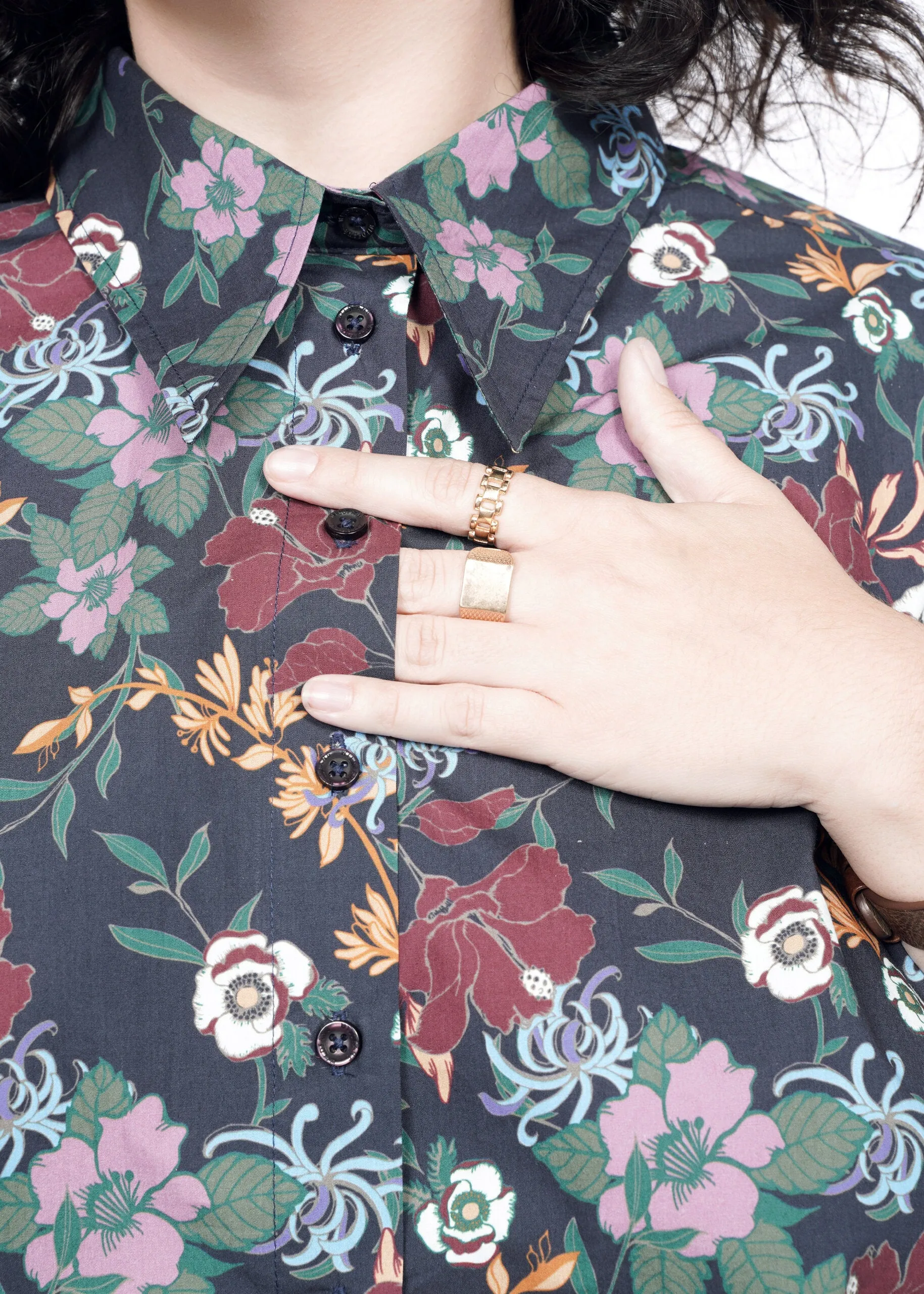 The Essential Cropped Button Up sold by WILDFANG product image thumbnail 2