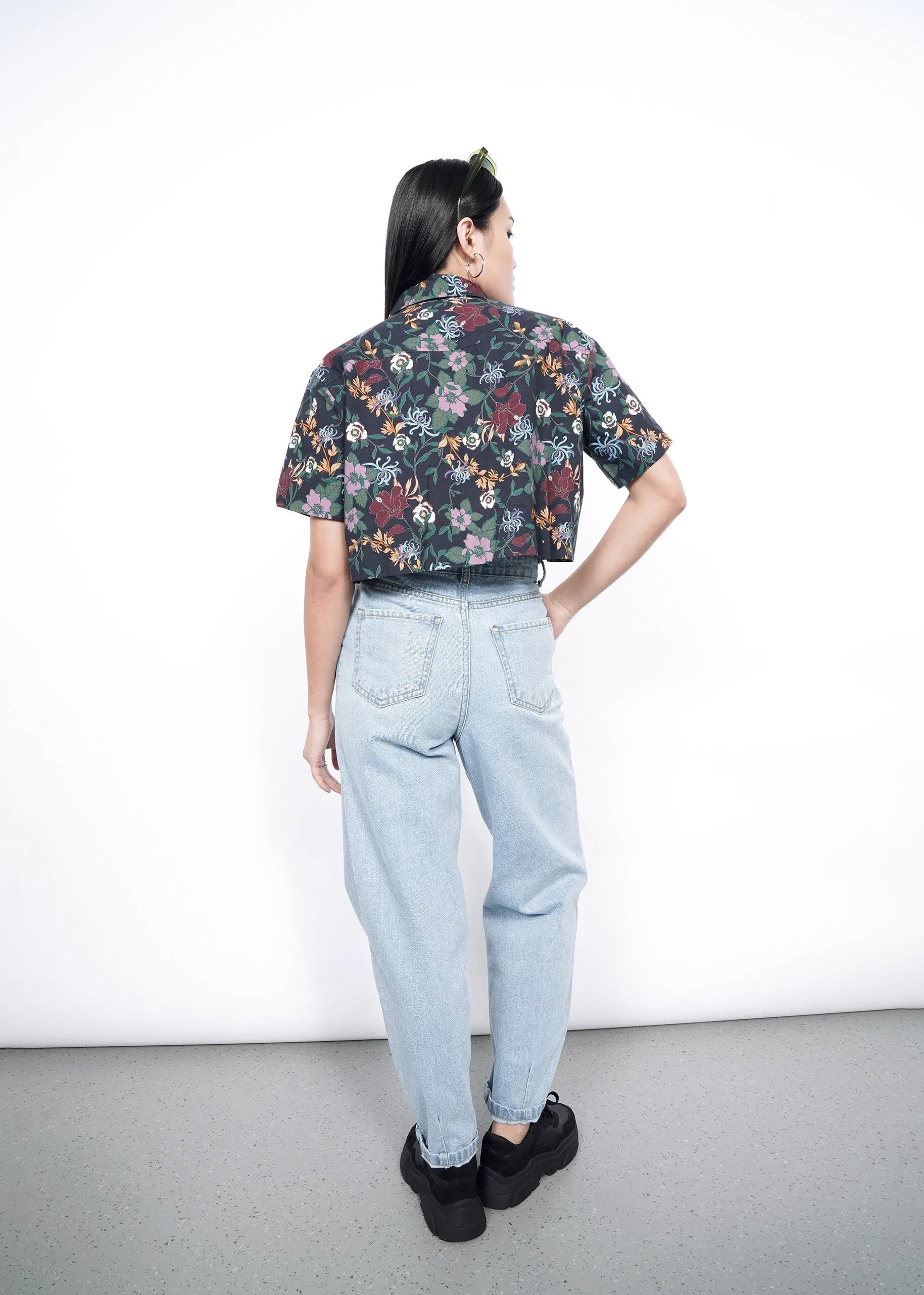 The Essential Cropped Button Up sold by WILDFANG product image thumbnail 5