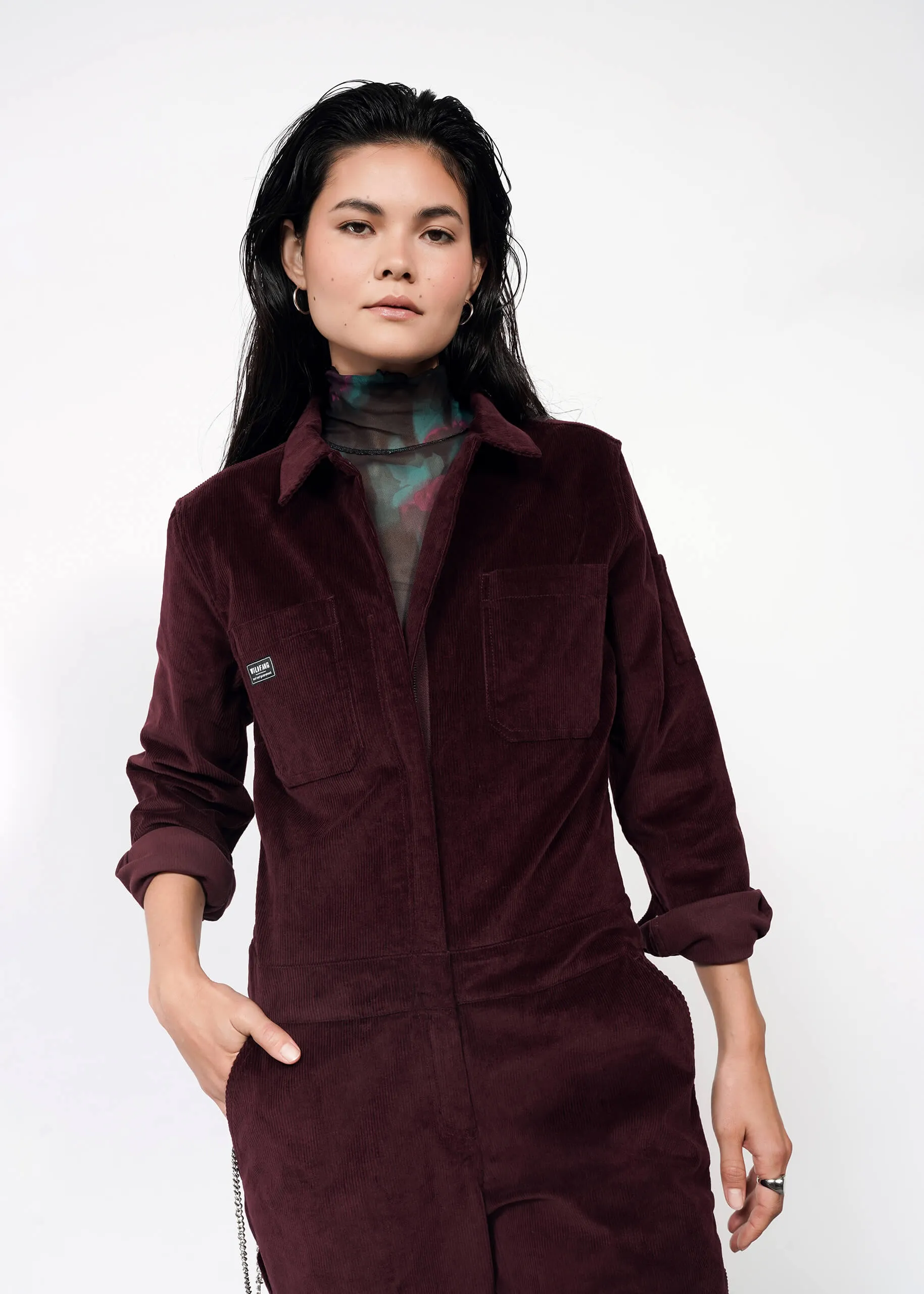 The Essential Corduroy Long Sleeve Coverall sold by WILDFANG product image thumbnail 2