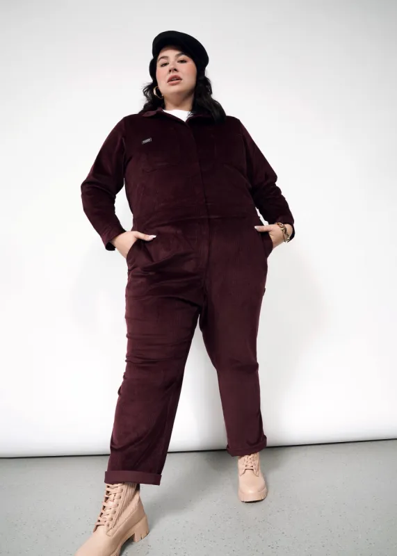 The Essential Corduroy Long Sleeve Coverall sold by WILDFANG