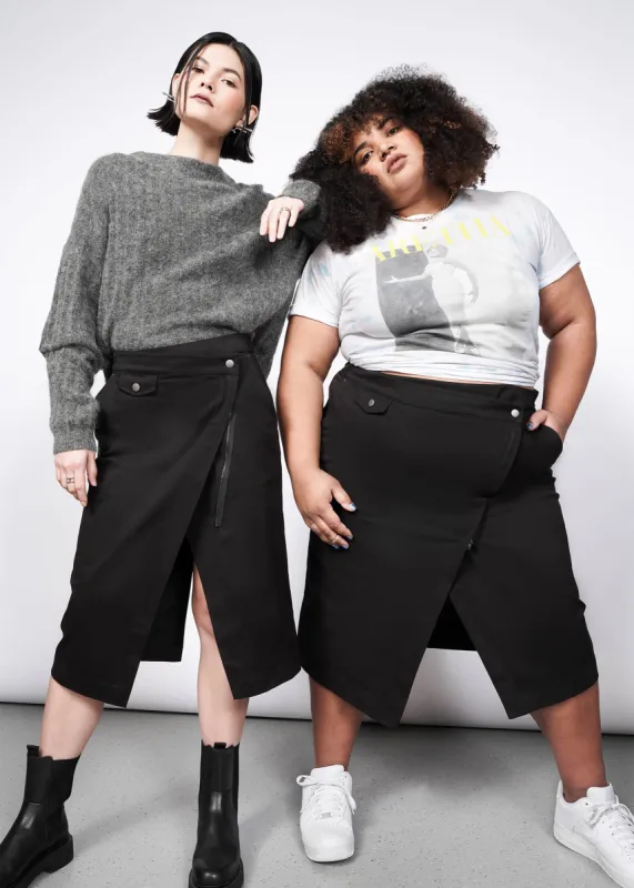 The Essential Utility Wrap Skirt sold by WILDFANG
