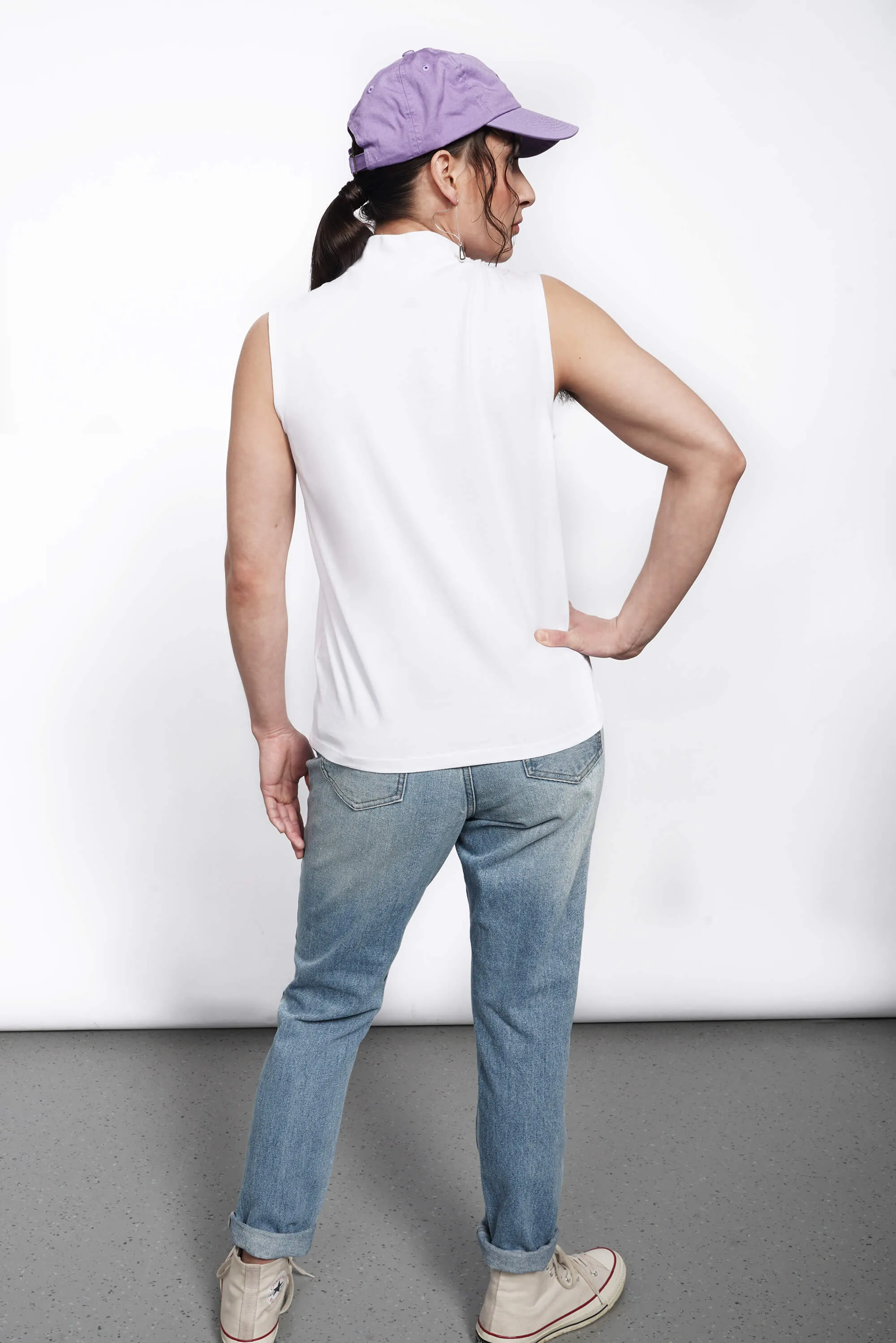 The Everyday Mock Neck Tank sold by WILDFANG product image thumbnail 4