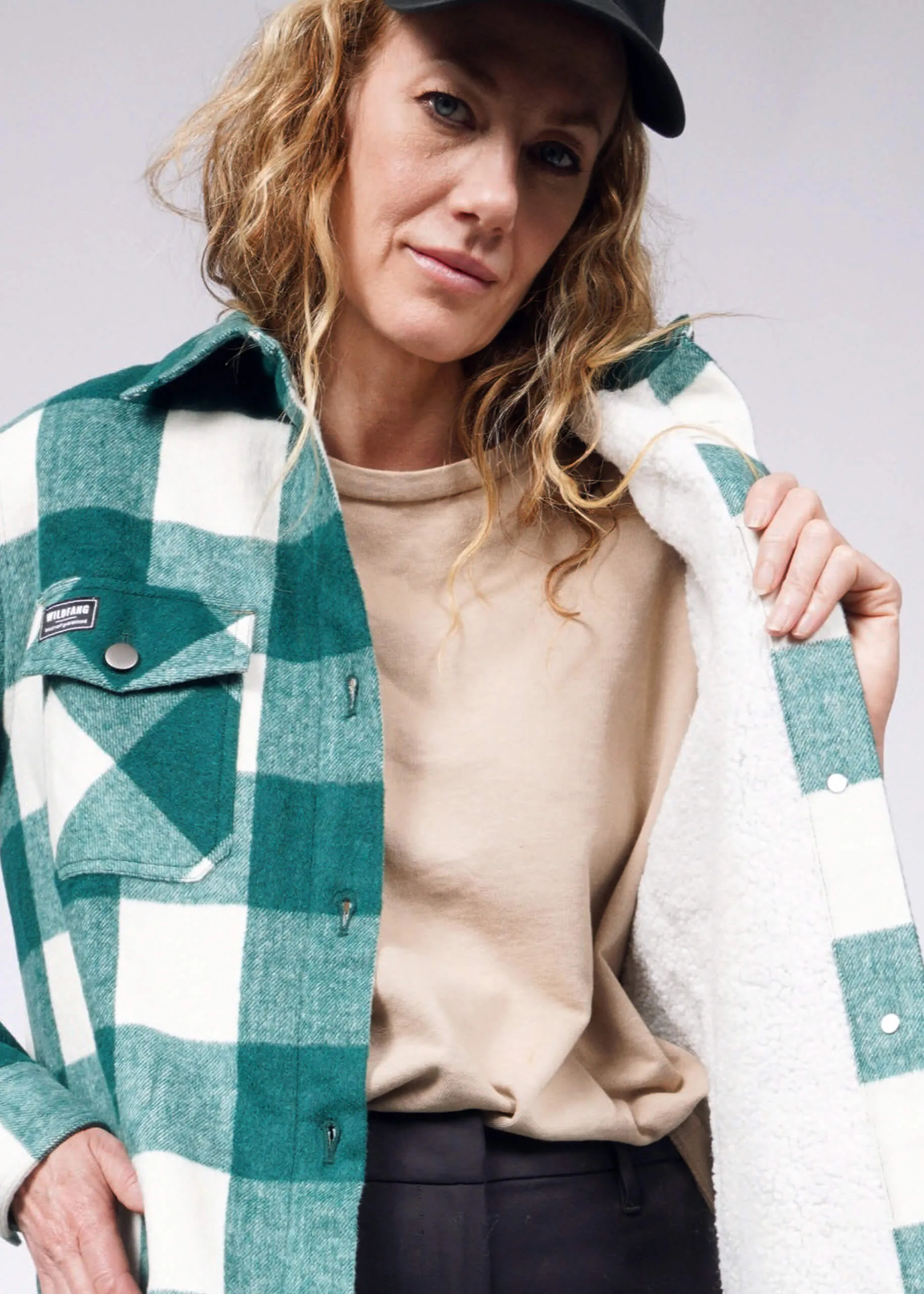 The Essential Flannel Fleece Lined Shacket sold by WILDFANG product image thumbnail 2