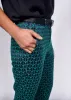 The Empower Jacquard Slim Crop Pant sold by WILDFANG