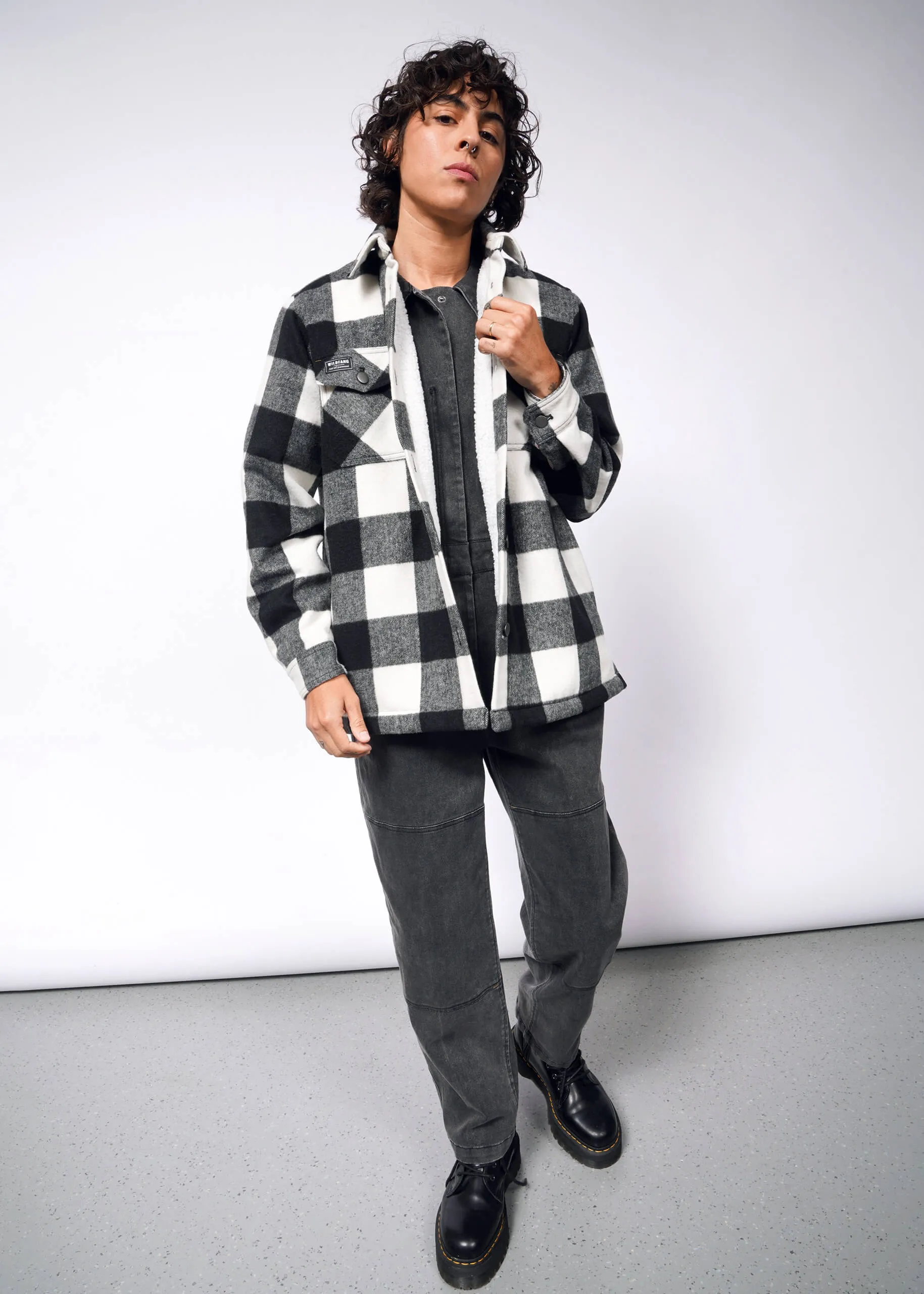 The Essential Flannel Fleece Lined Shacket sold by WILDFANG product image thumbnail 4