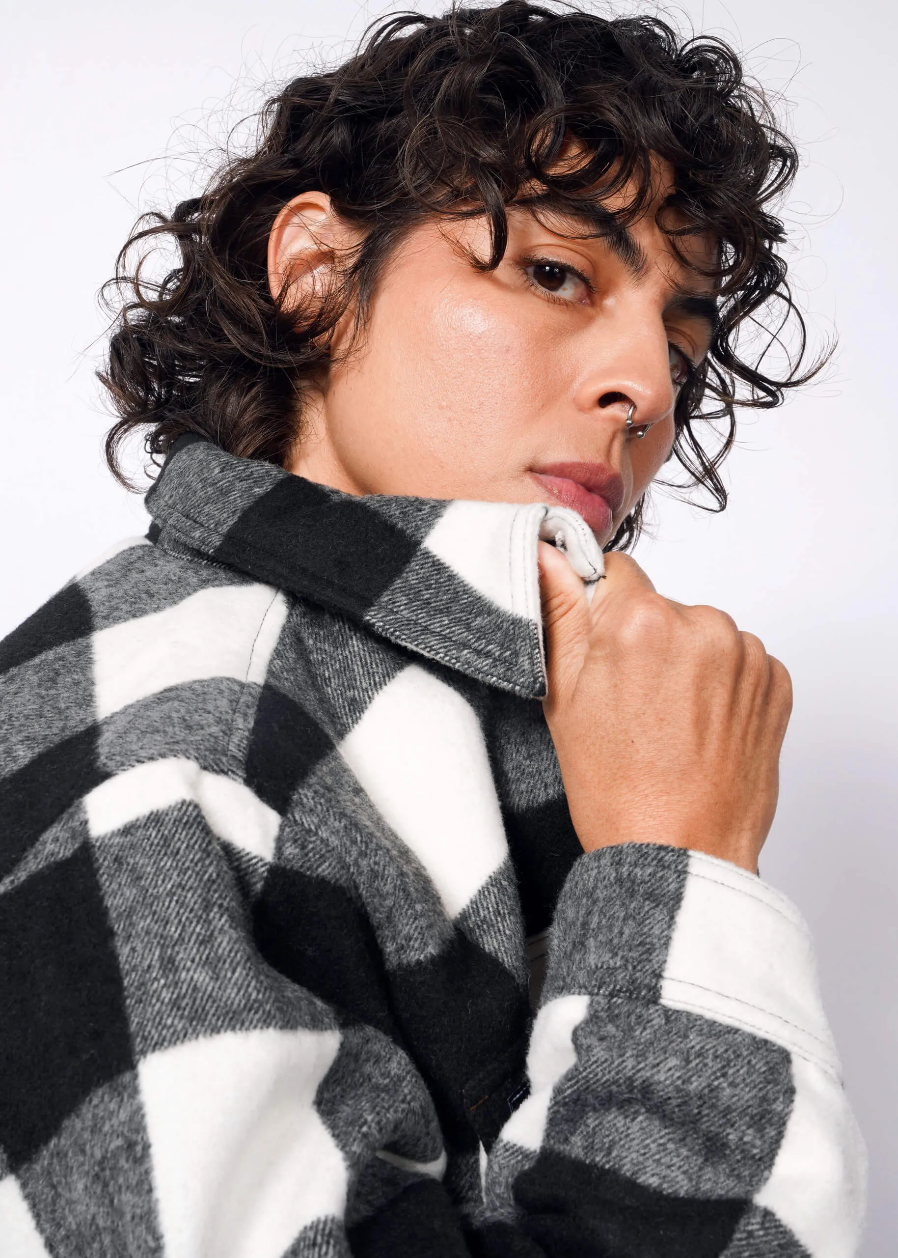 The Essential Flannel Fleece Lined Shacket sold by WILDFANG product image thumbnail 3