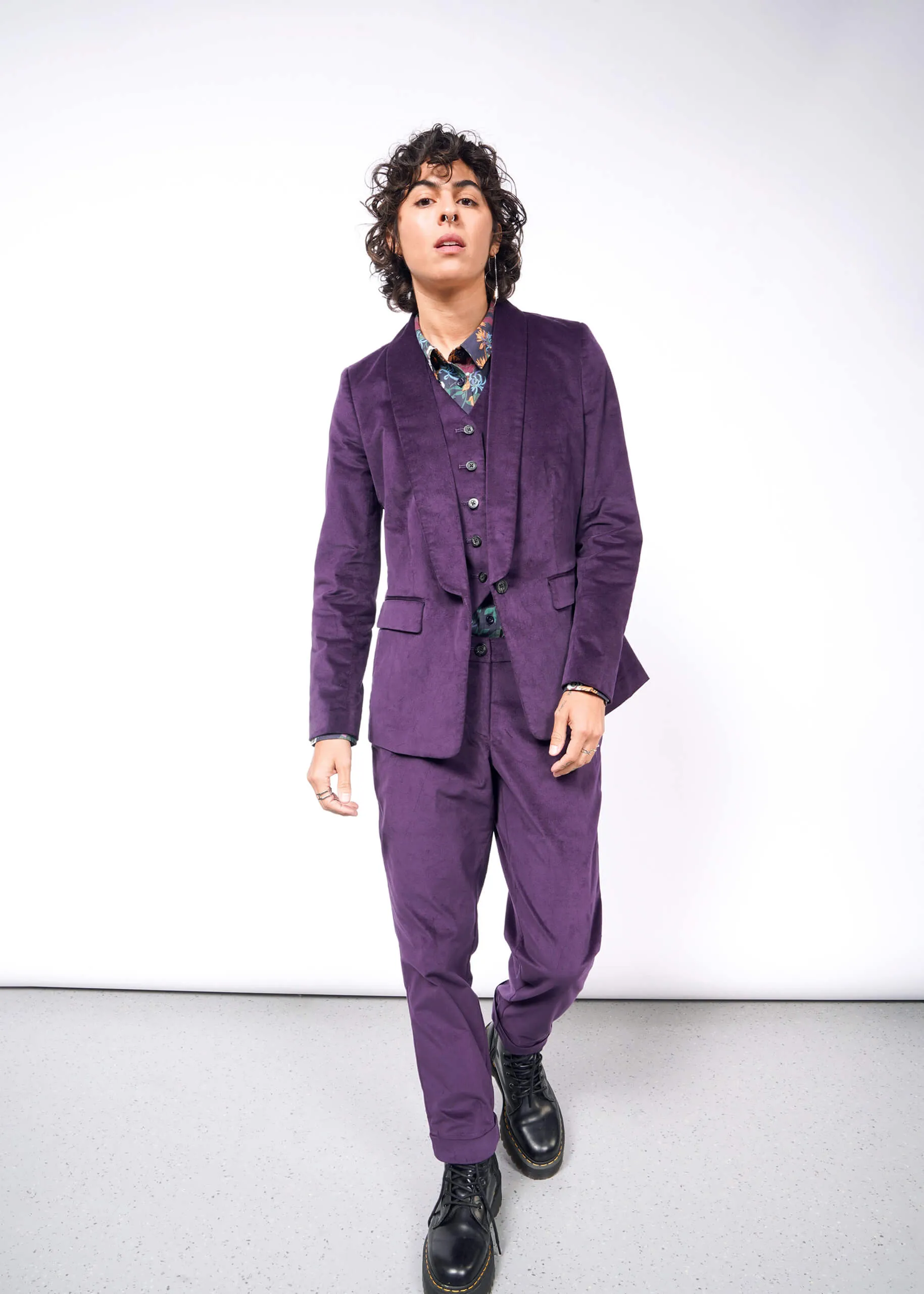 The Empower Velveteen Tux Blazer sold by WILDFANG product image thumbnail 4