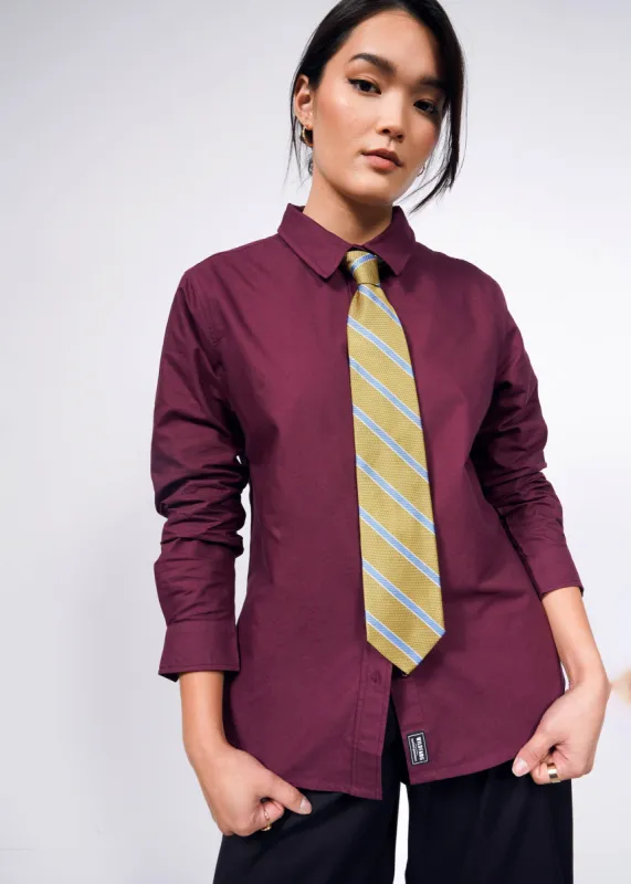 The Essential Long Sleeve Oxford Button Up sold by WILDFANG