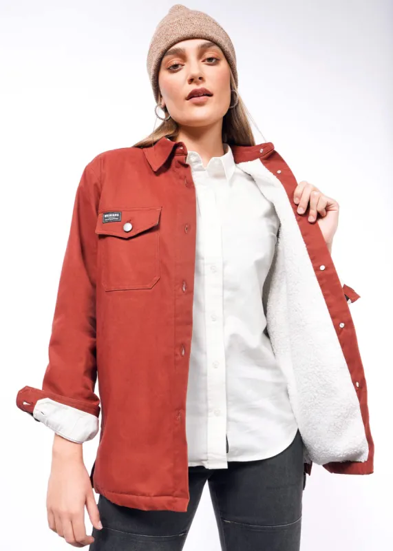 The Essential Fleece Lined Shacket sold by WILDFANG