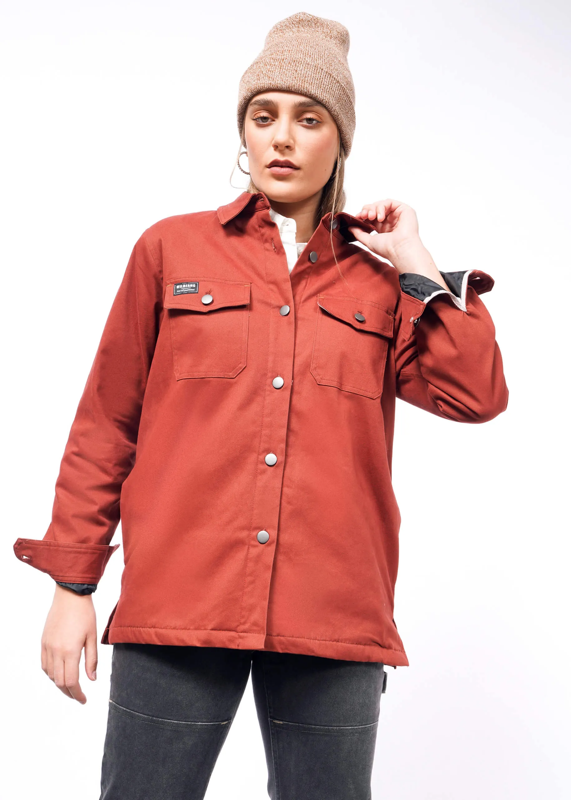 The Essential Fleece Lined Shacket sold by WILDFANG product image thumbnail 3