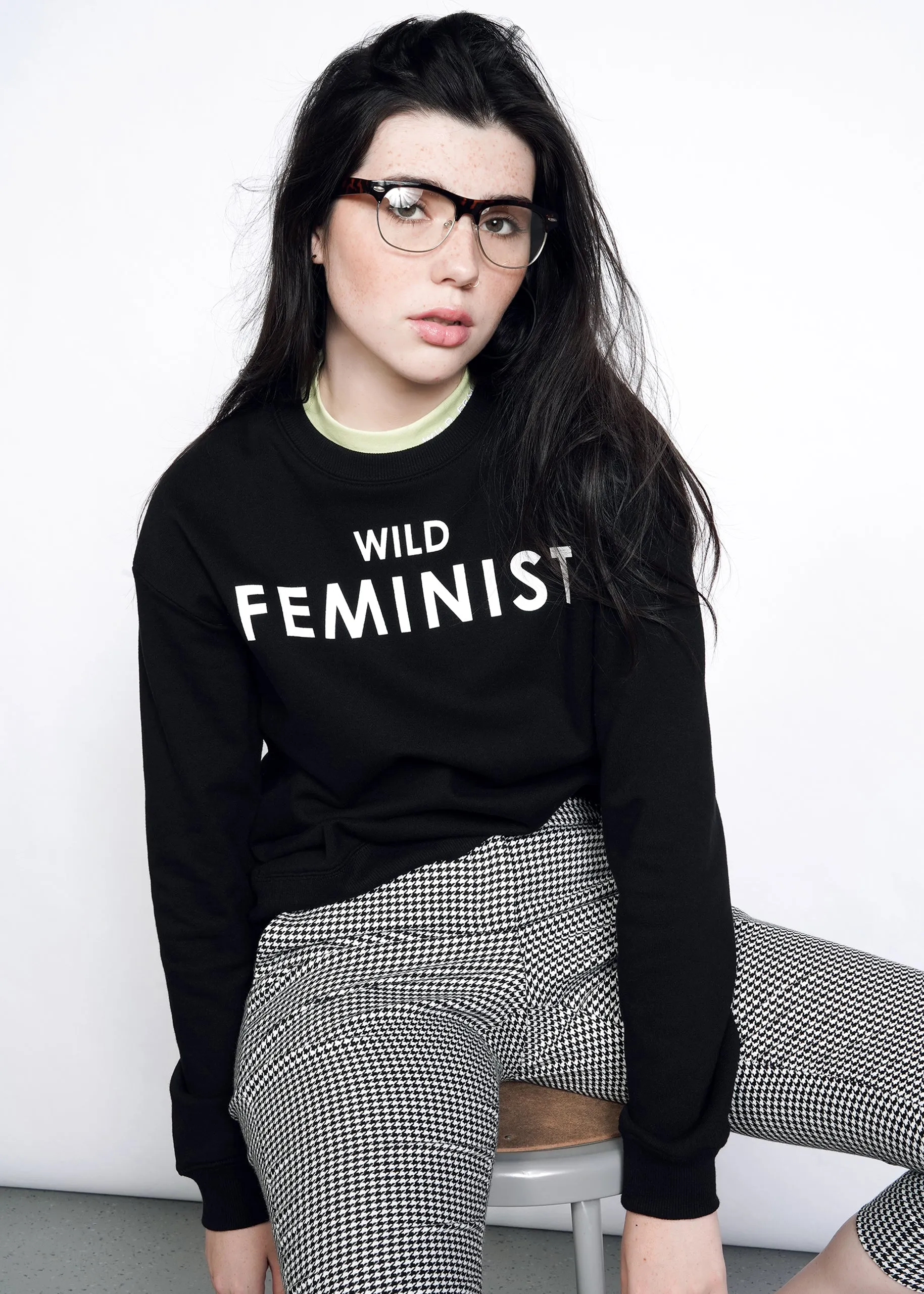 The Wild Feminist Crew Neck Sweatshirt sold by WILDFANG