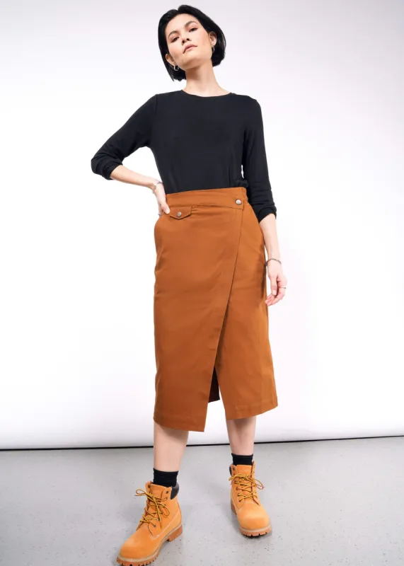 The Essential Utility Wrap Skirt sold by WILDFANG