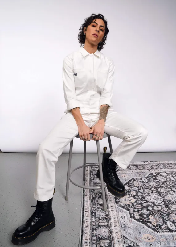 The Essential Long Sleeve Herringbone Coverall sold by WILDFANG