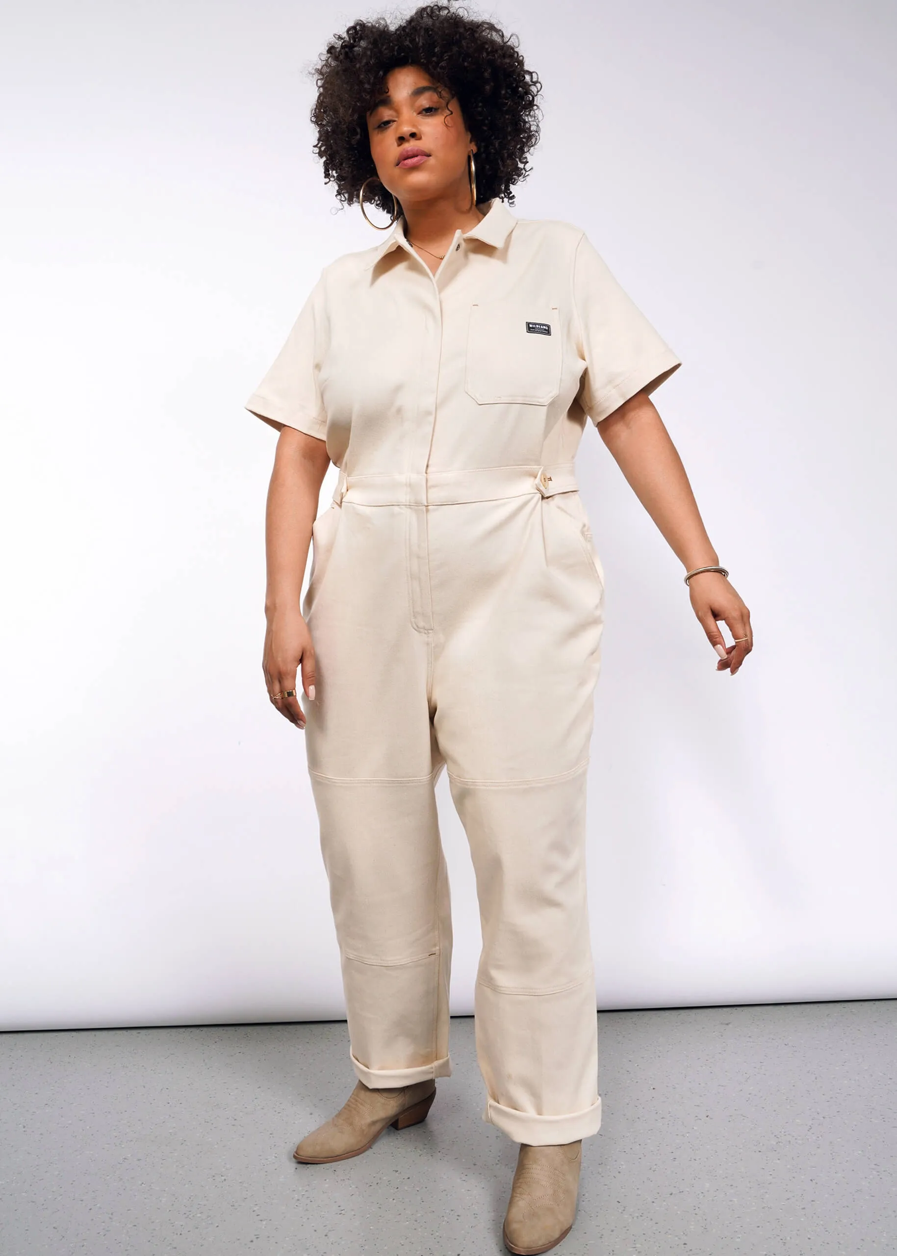 The Essential Denim High Waisted Coverall sold by WILDFANG product image thumbnail 3