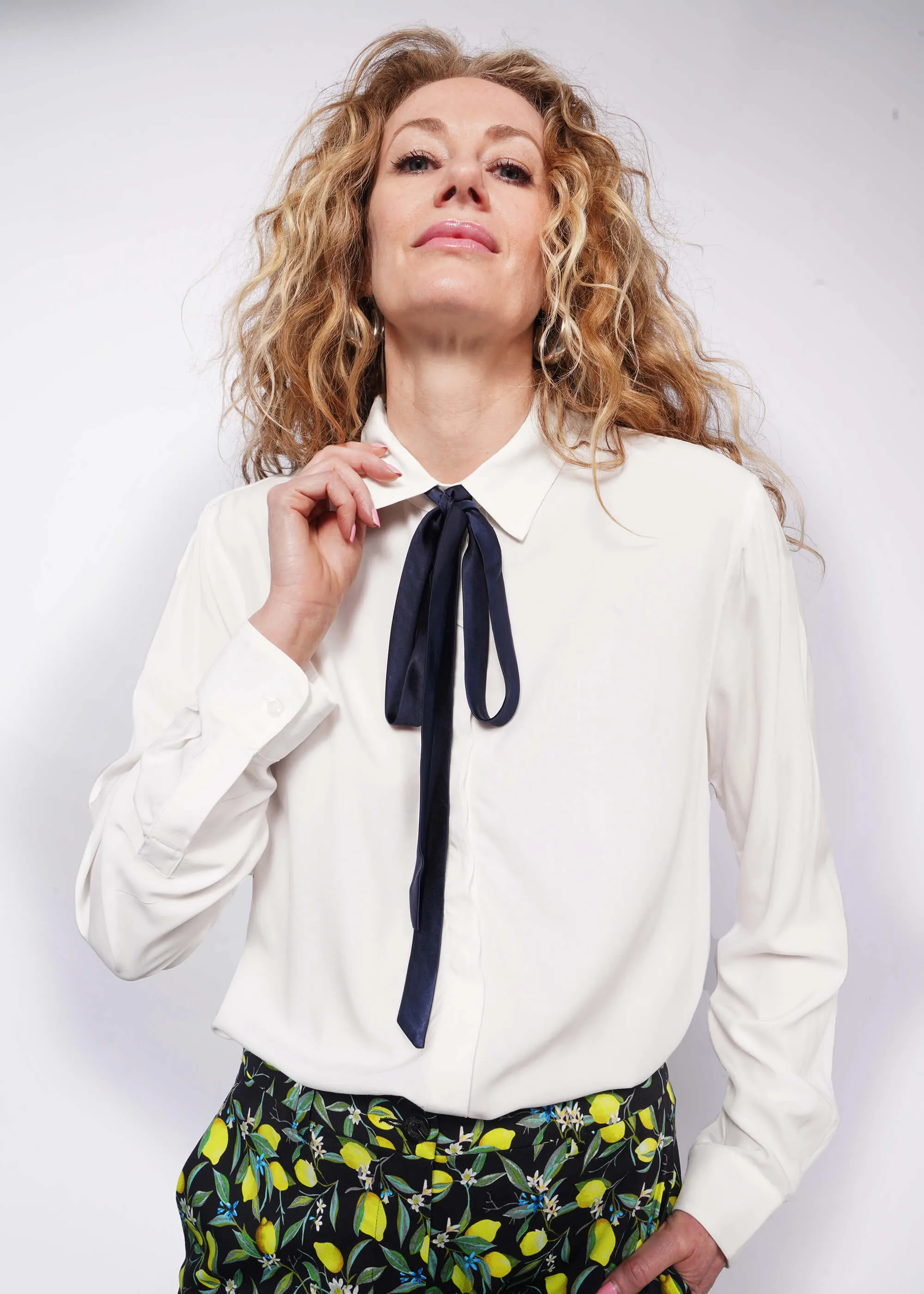 The Empower Long Sleeve Bow Button Up sold by WILDFANG product image thumbnail 3