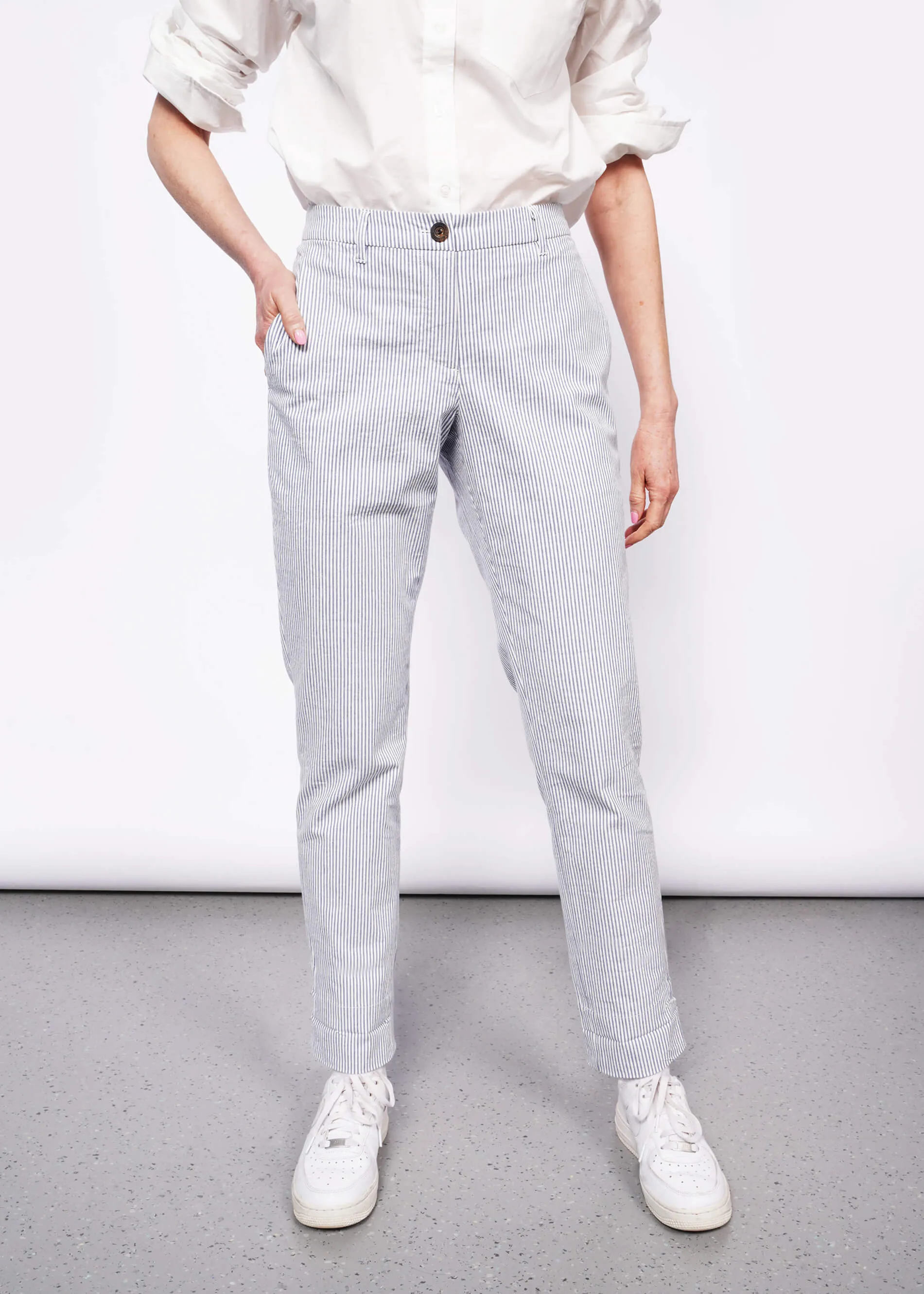 The Empower Seersucker Trouser sold by WILDFANG