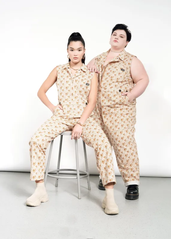 The Essential Sleeveless High Waisted Coverall sold by WILDFANG