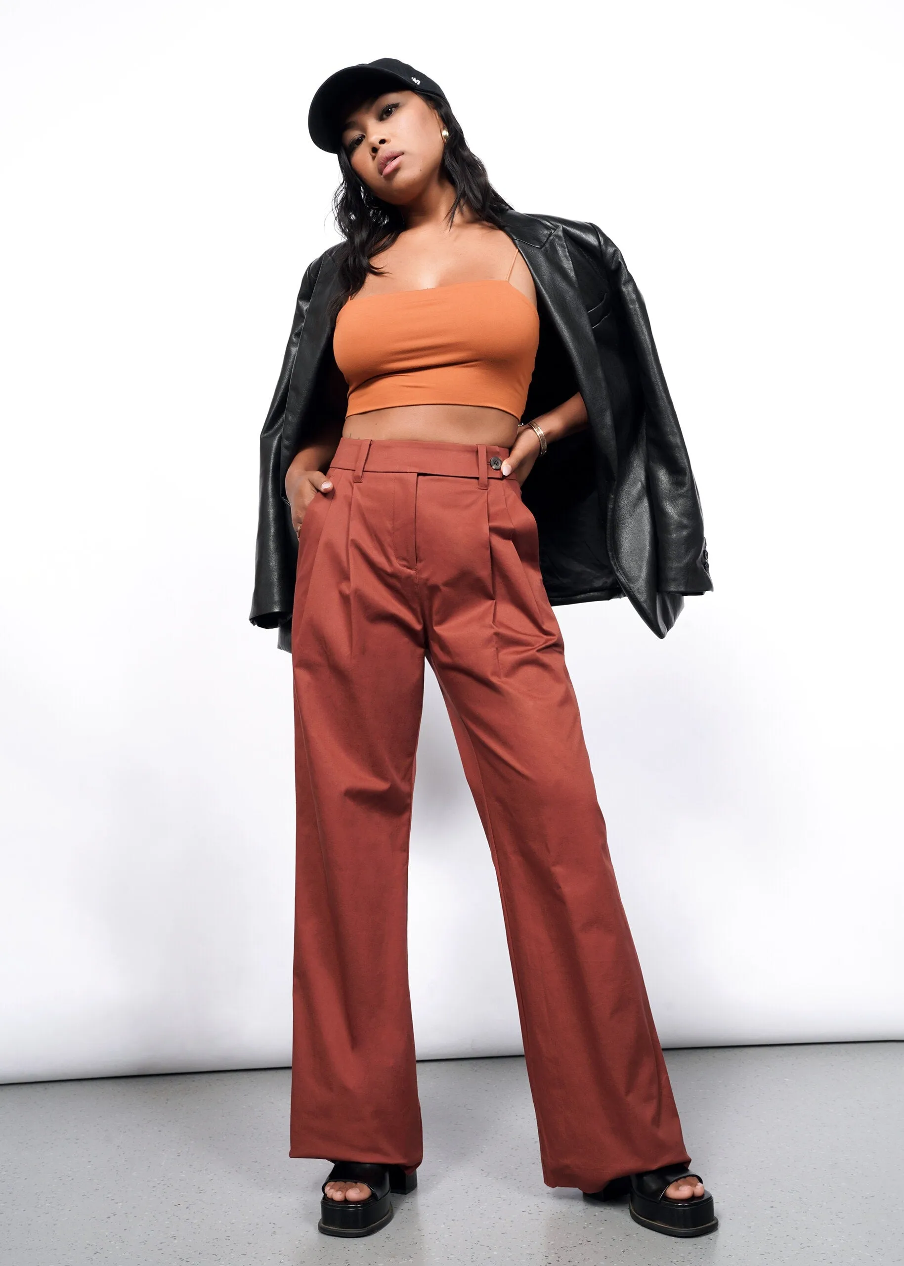 The Essential Wide Leg Trouser sold by WILDFANG