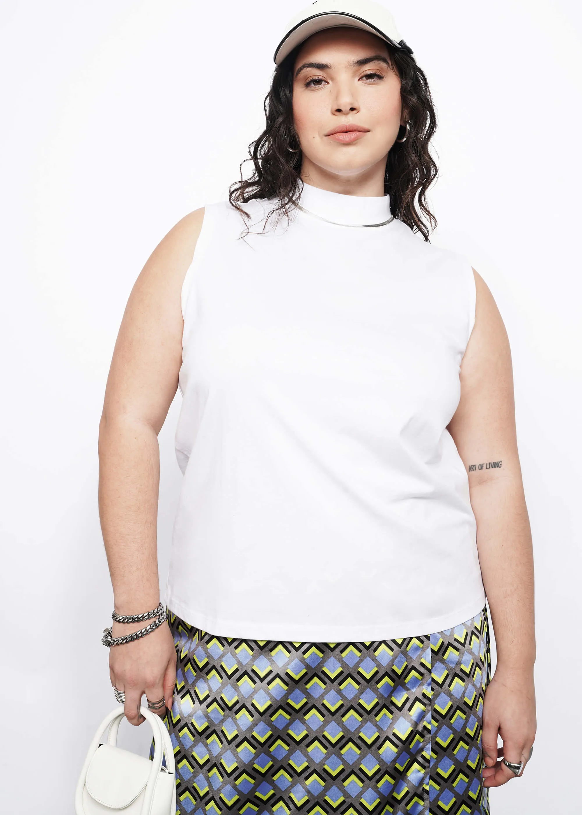 The Everyday Mock Neck Tank sold by WILDFANG product image thumbnail 5