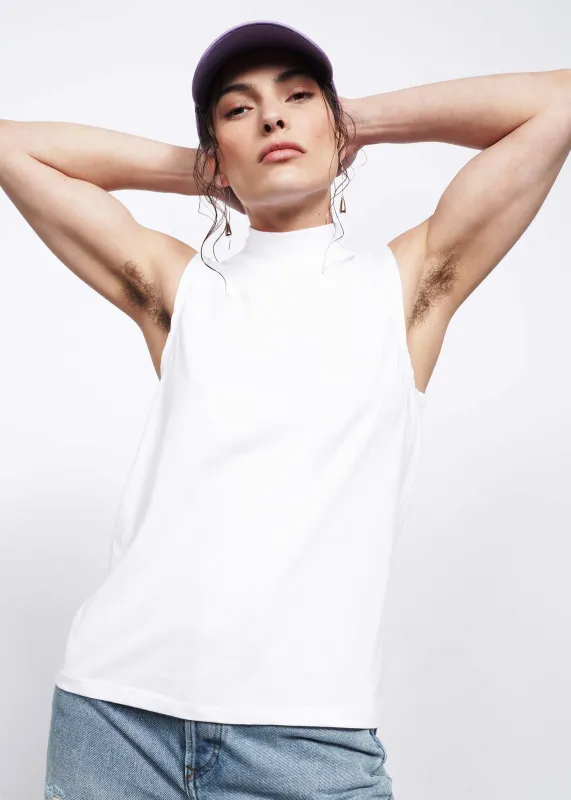 The Everyday Mock Neck Tank sold by WILDFANG
