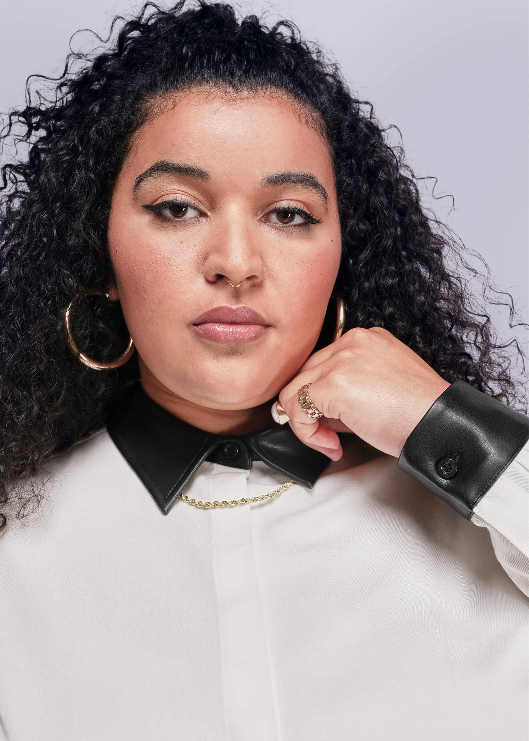 Debbie Harry X Wildfang Long Sleeve Button Up sold by WILDFANG product image thumbnail 2