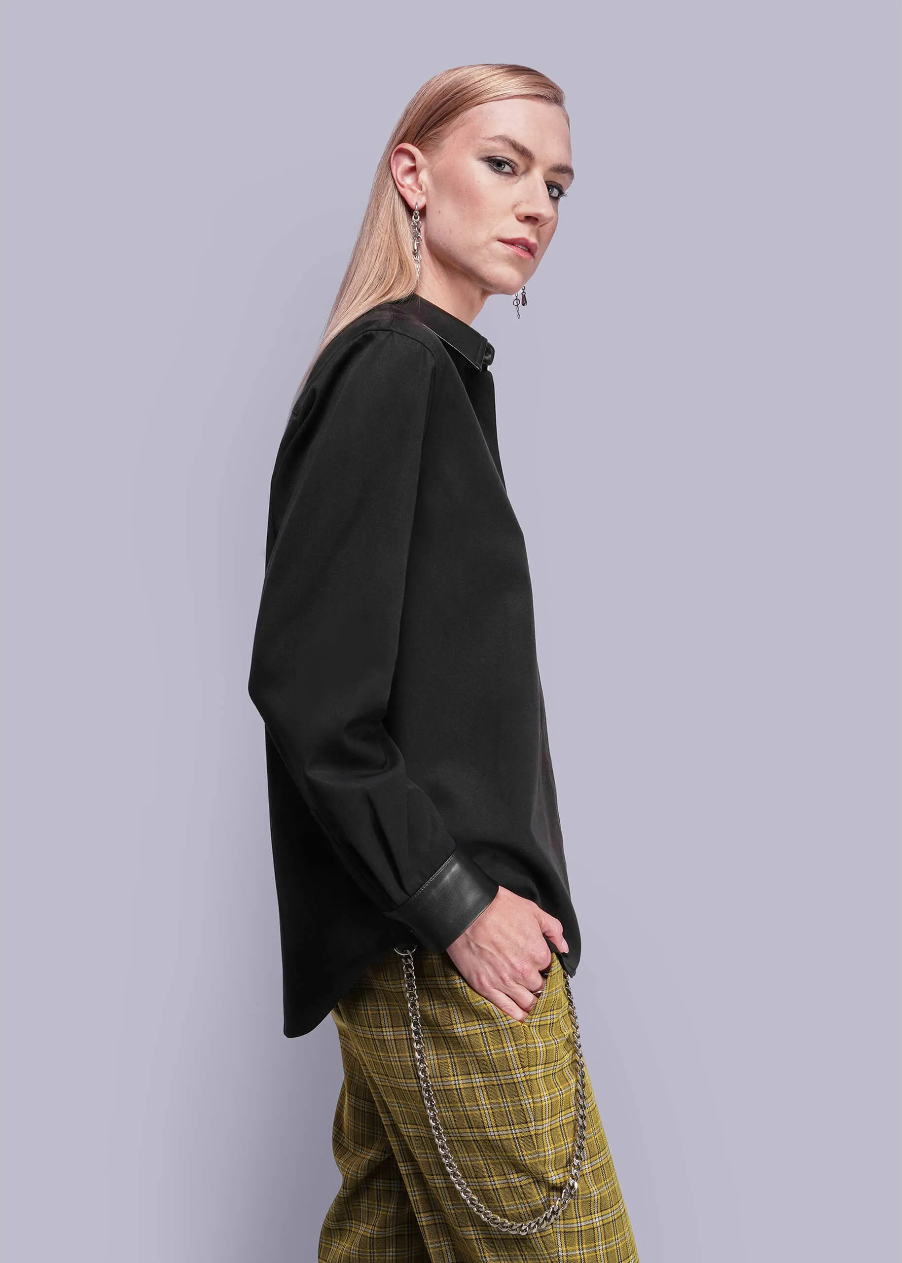 Debbie Harry X Wildfang Long Sleeve Button Up sold by WILDFANG product image thumbnail 3