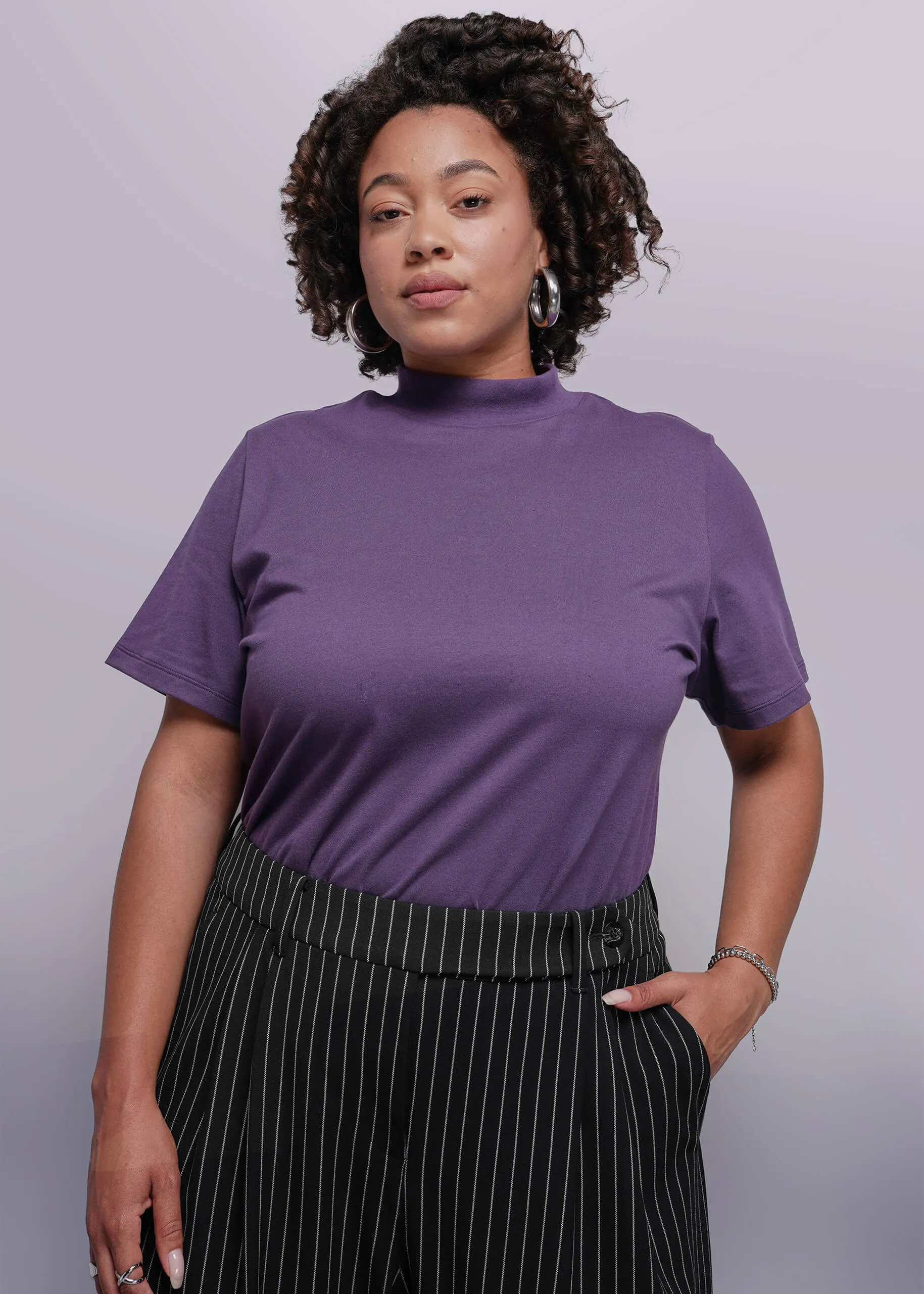 The Everyday Mock Neck Tee sold by WILDFANG product image thumbnail 4