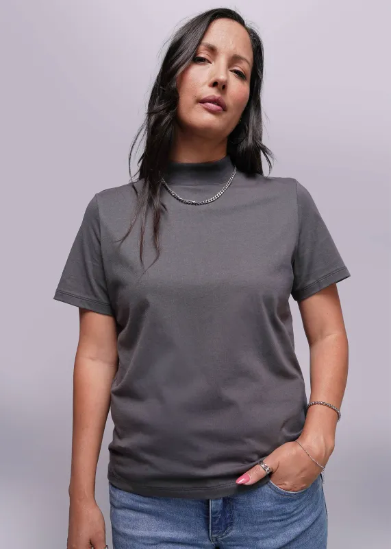 The Everyday Mock Neck Tee sold by WILDFANG